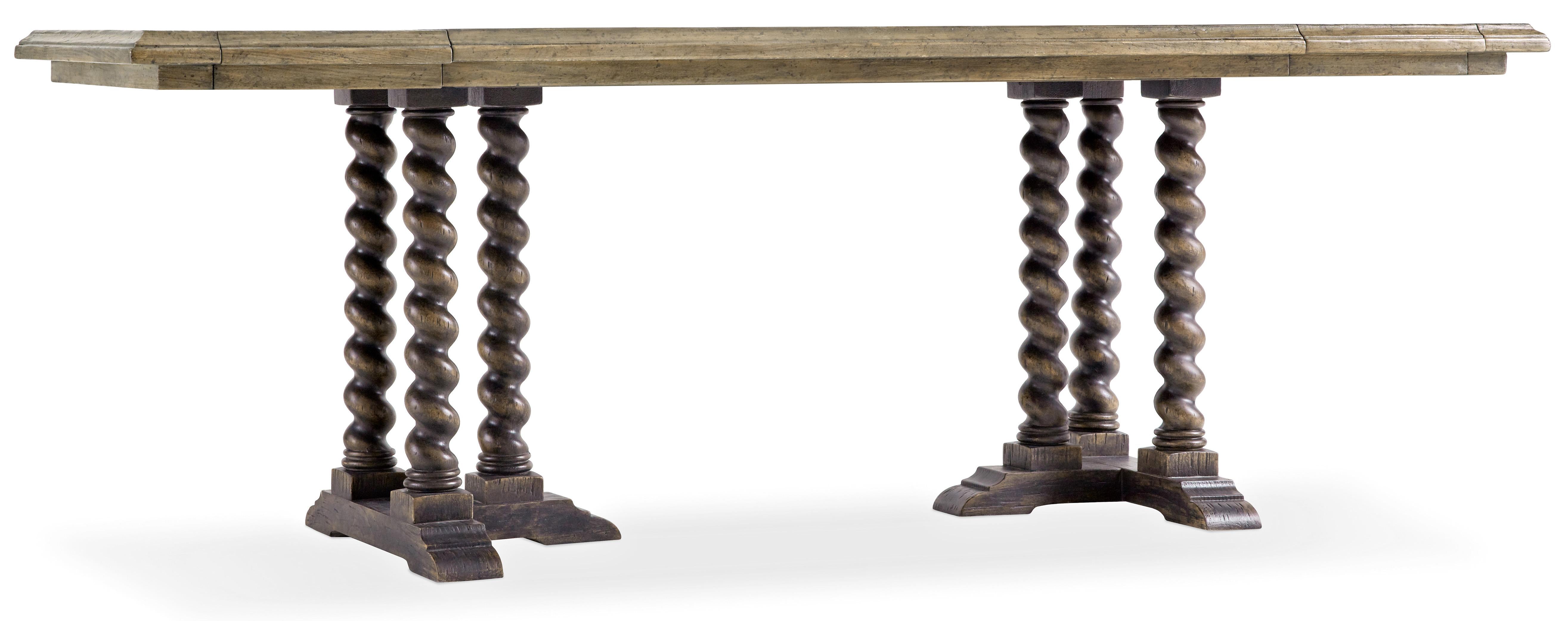 La Grange 60in Friendship Table w/2-12in Leaves - Luxury Home Furniture (MI)