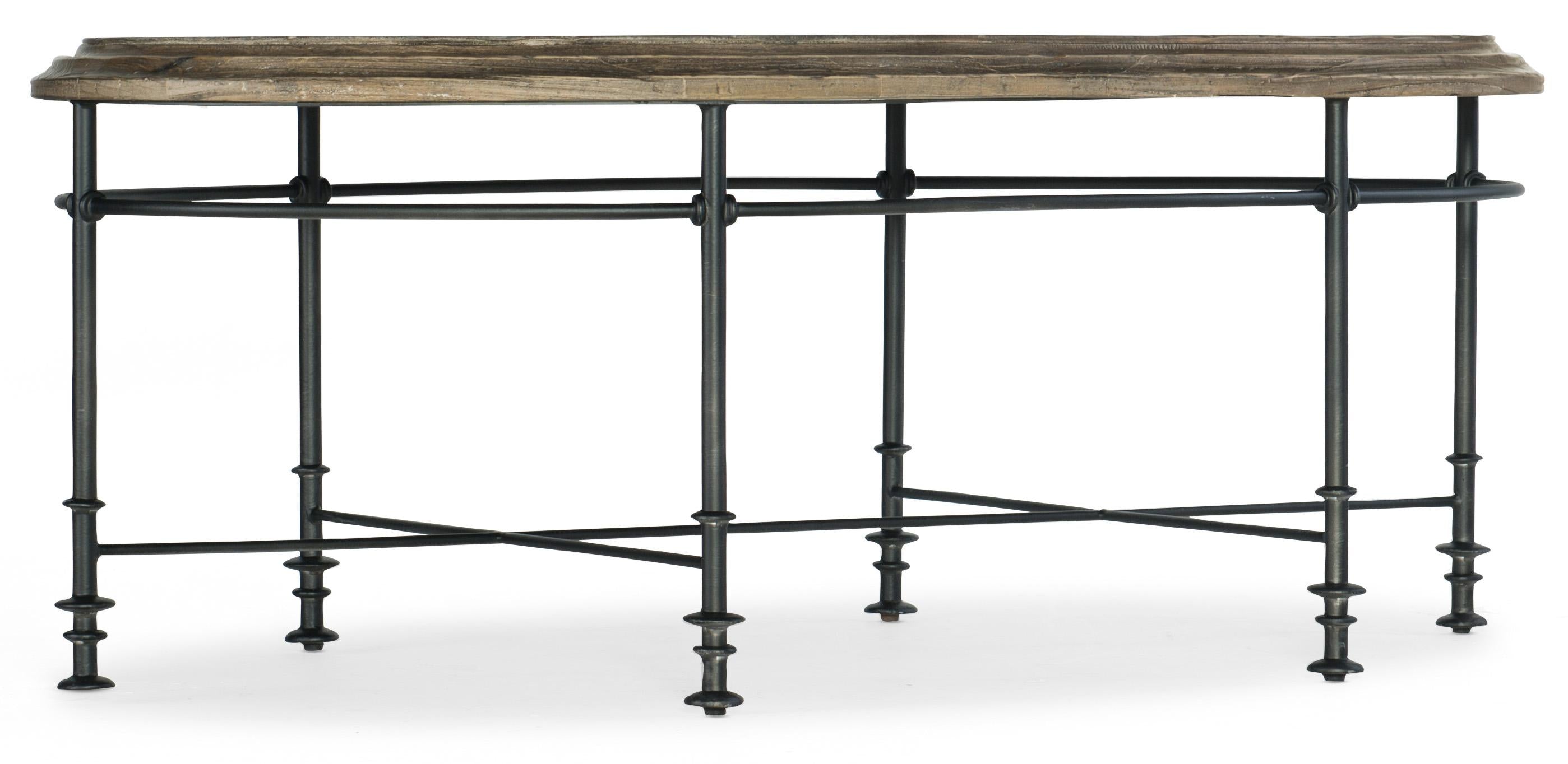 La Grange Faison Oval Cocktail Table - Luxury Home Furniture (MI)