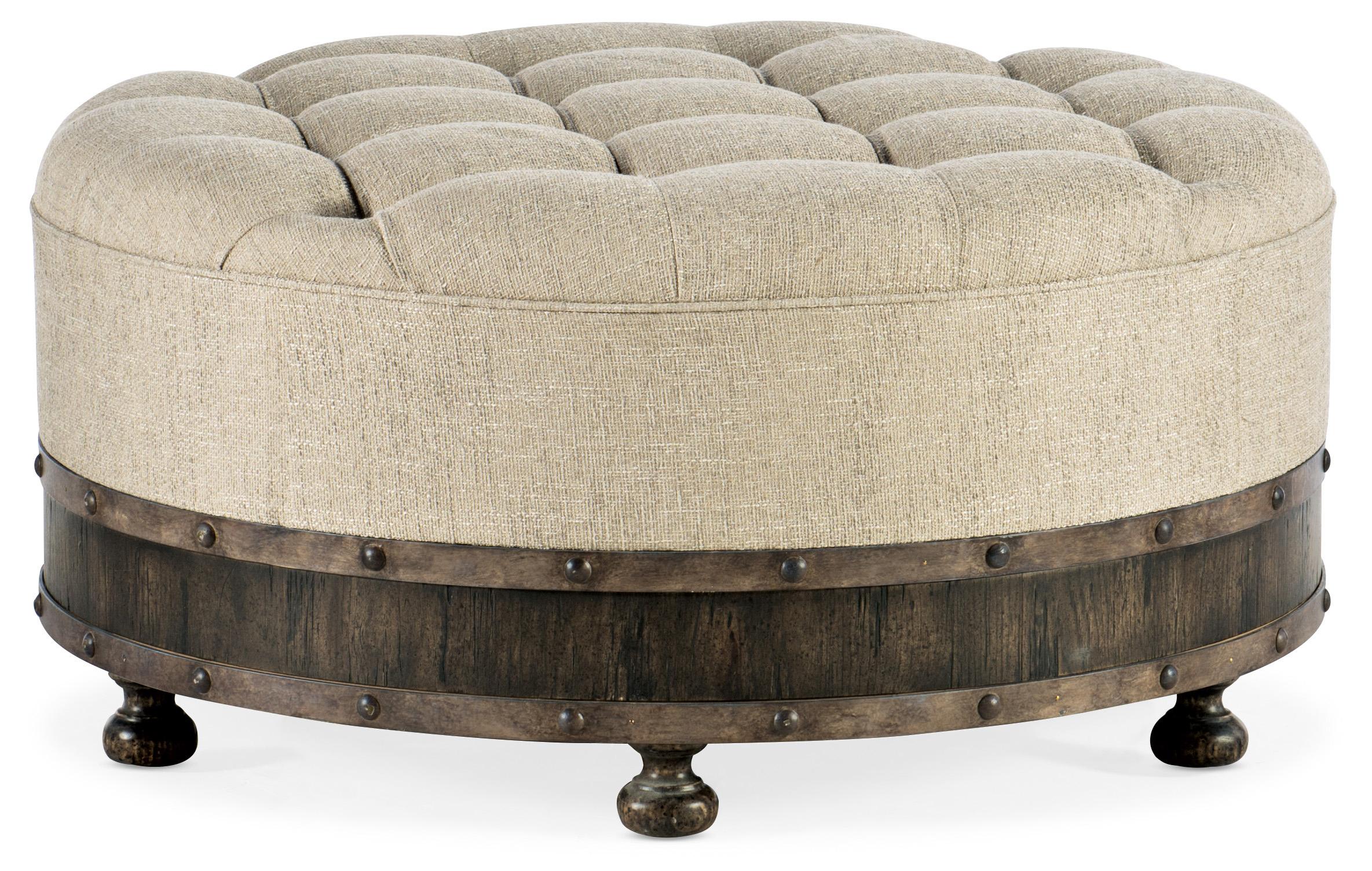 La Grange Giddings Round Uph Cocktail Table - Luxury Home Furniture (MI)