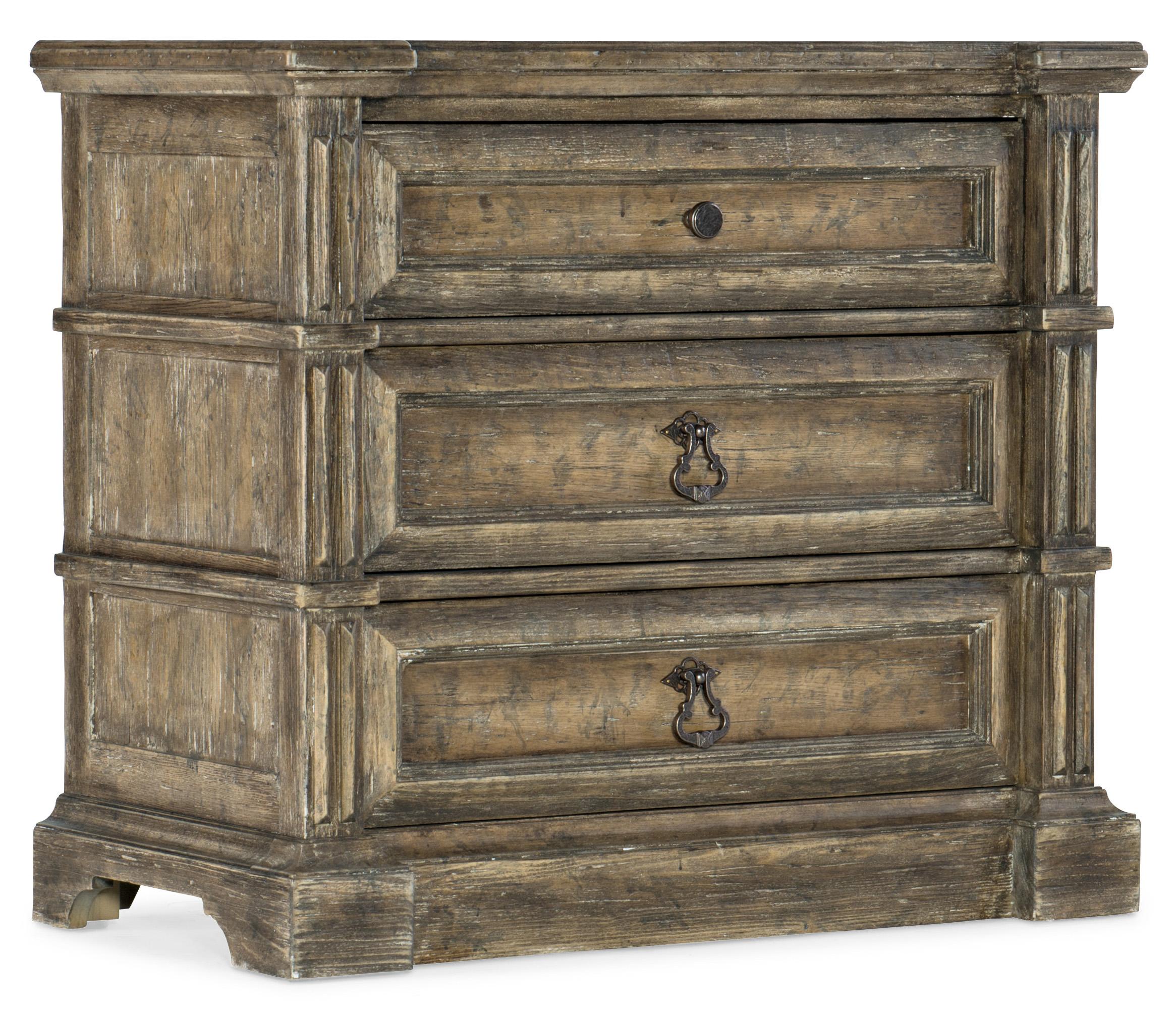 La Grange Jefferson Three-Drawer Nightstand - Luxury Home Furniture (MI)