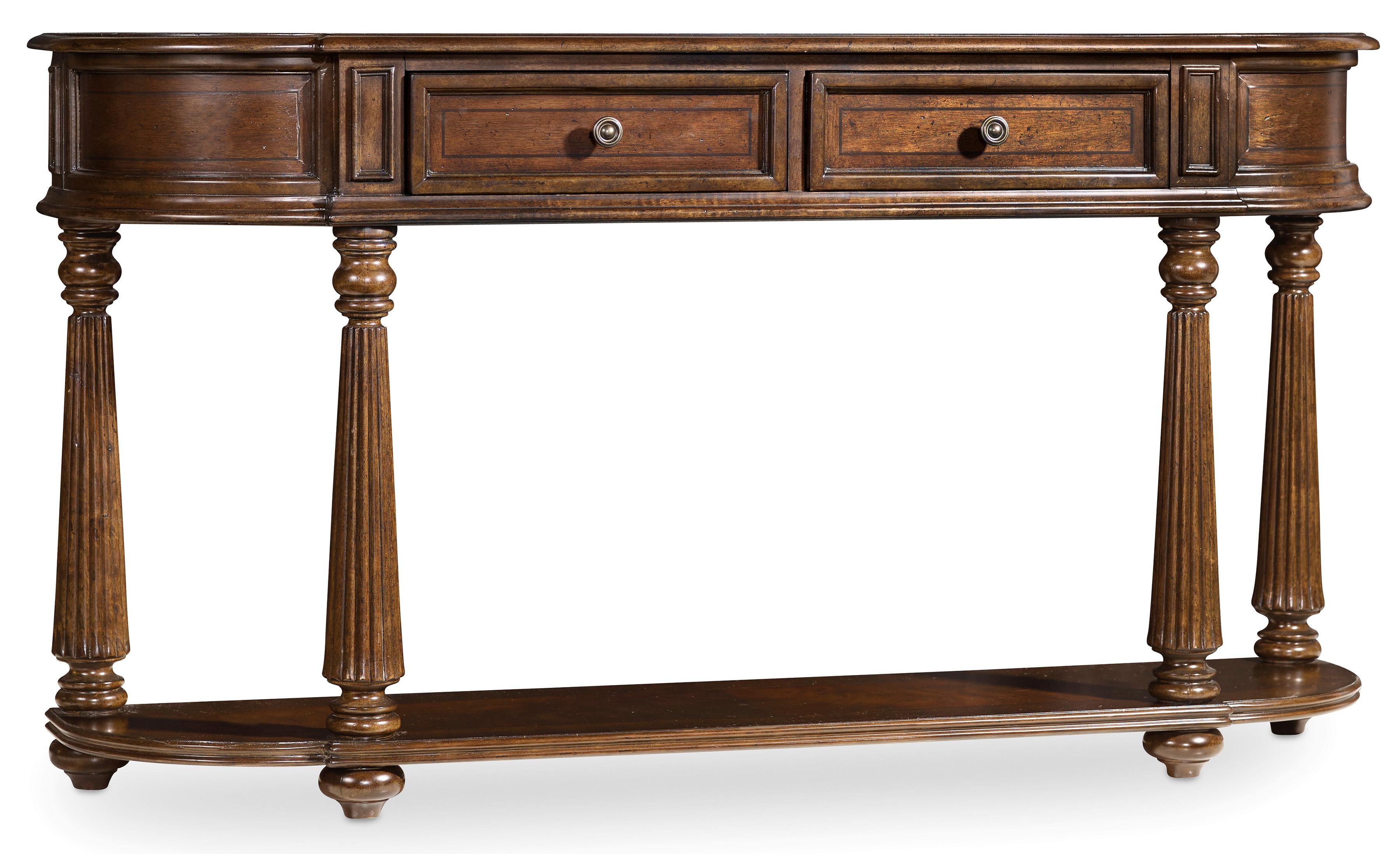 Leesburg Demilune Hall Console - Luxury Home Furniture (MI)