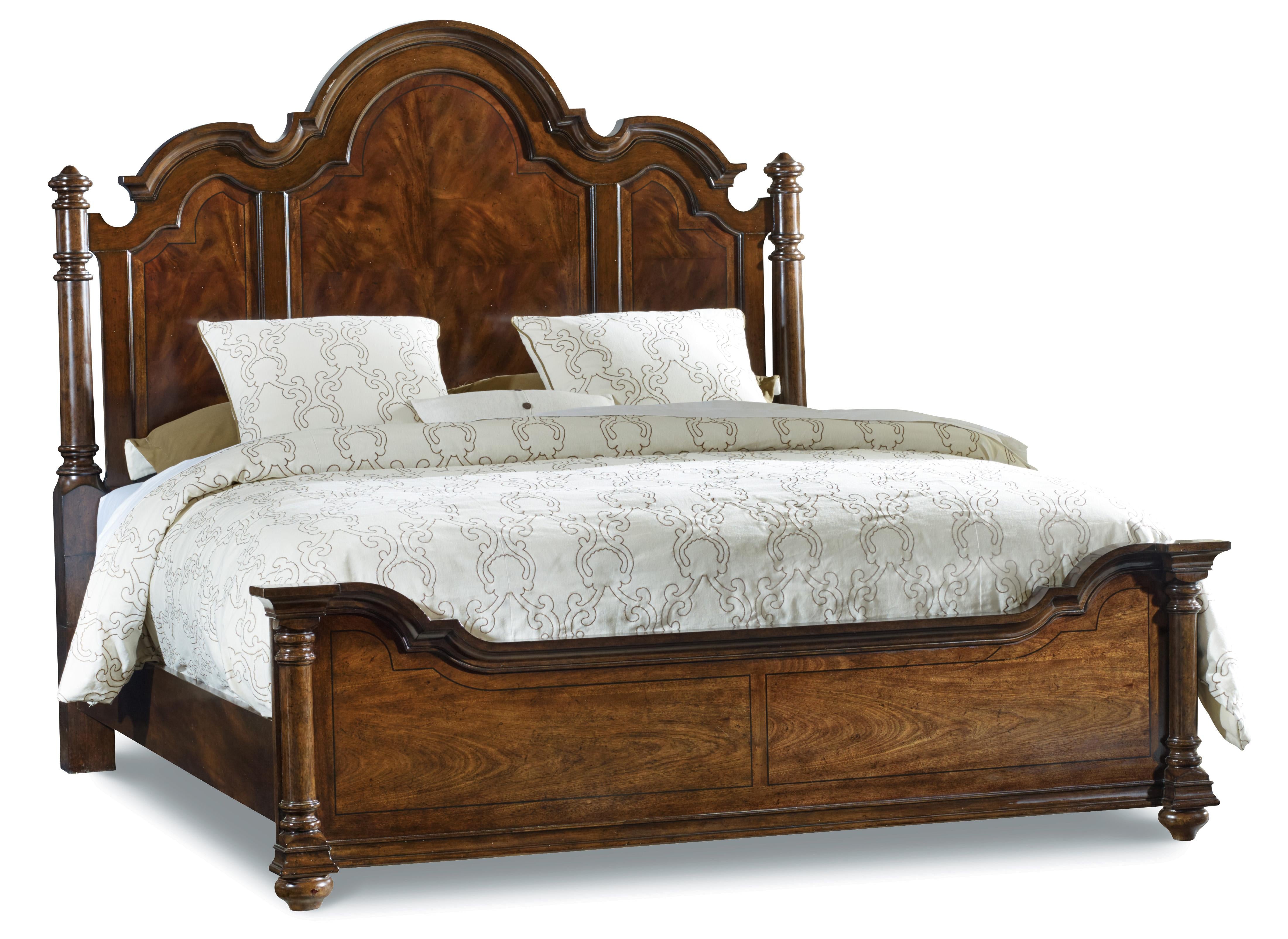 Leesburg Queen Poster Bed - Luxury Home Furniture (MI)