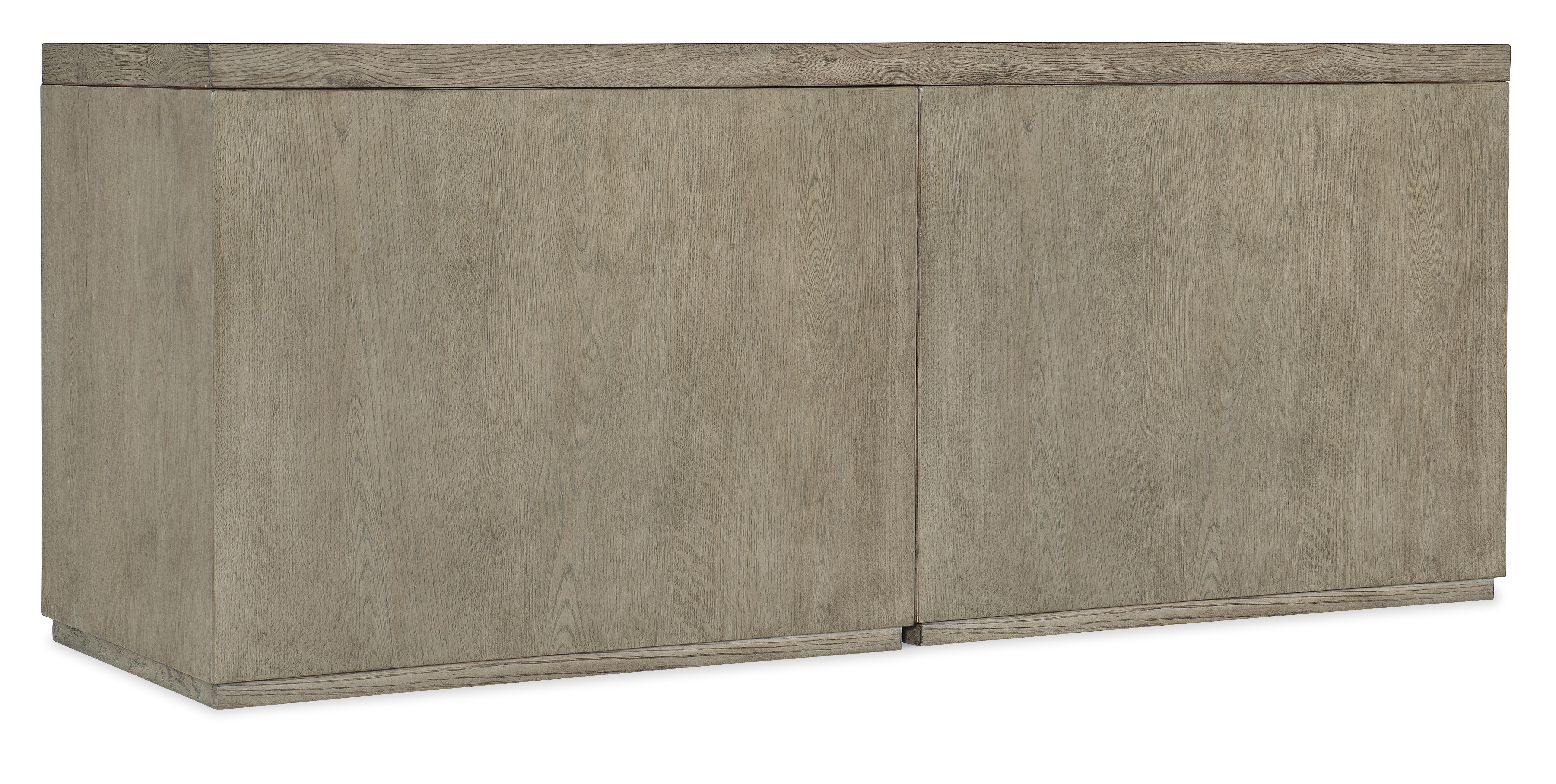 Linville Falls 72" Credenza with Lateral File and Open Desk Cabinet - Luxury Home Furniture (MI)
