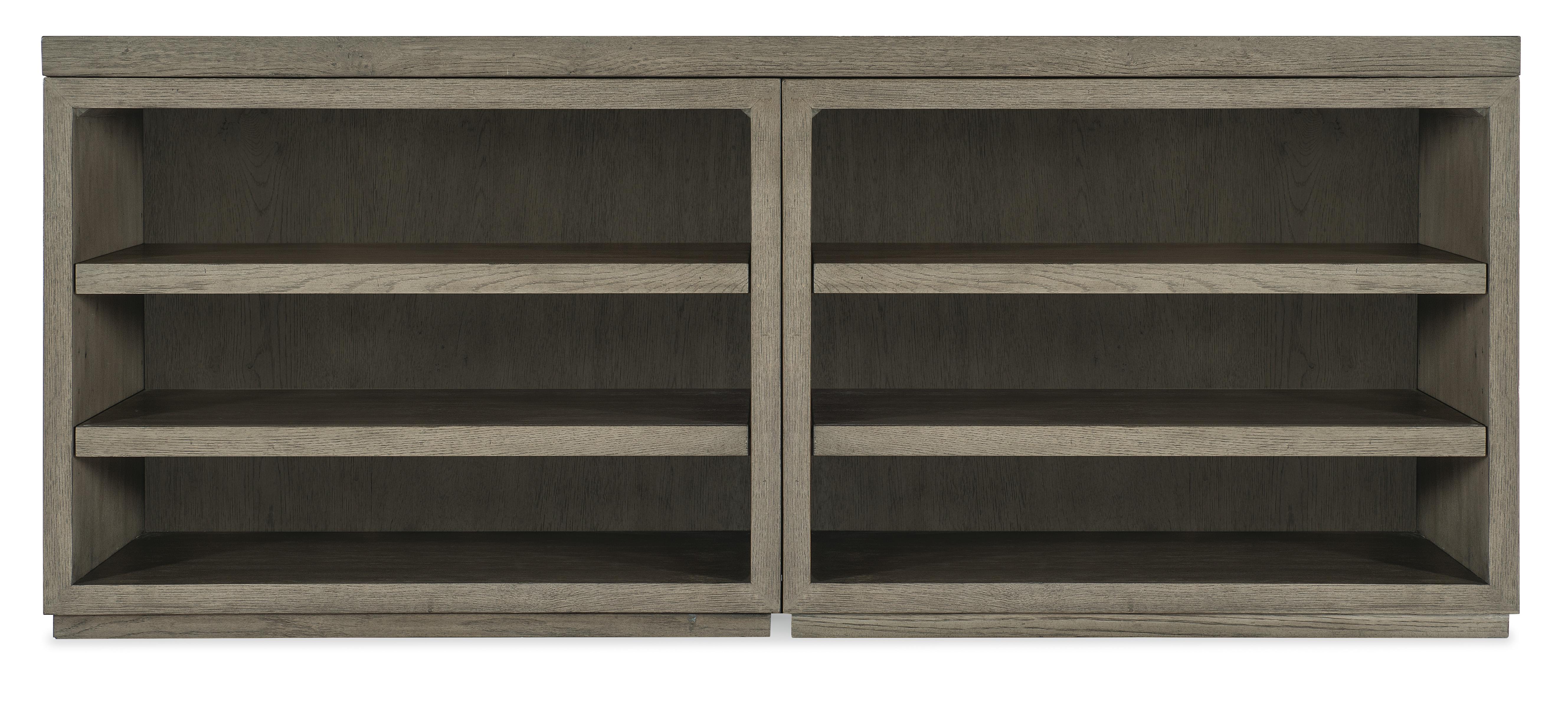 Linville Falls 72" Credenza with Two Open Desk Cabinets - Luxury Home Furniture (MI)