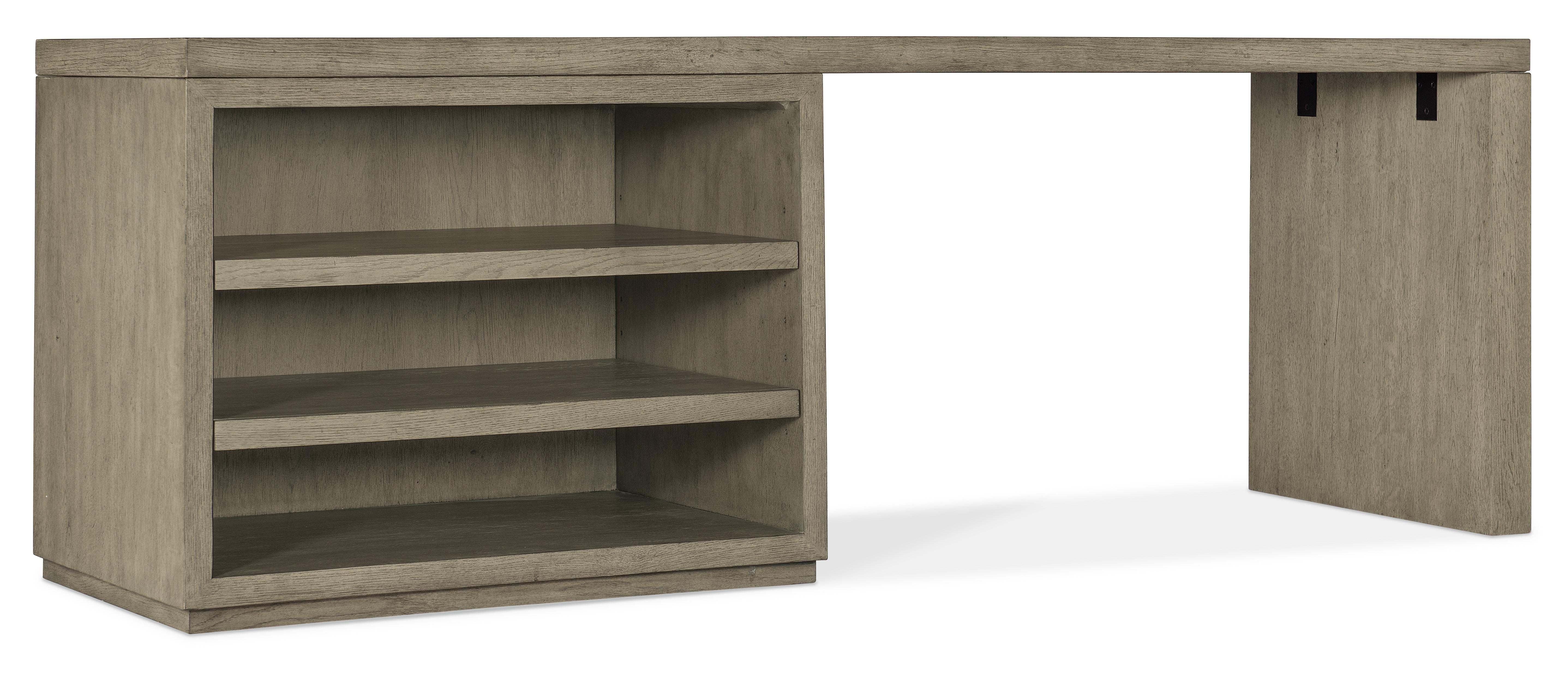 Linville Falls 84" Desk with Open Desk Cabinet - Luxury Home Furniture (MI)
