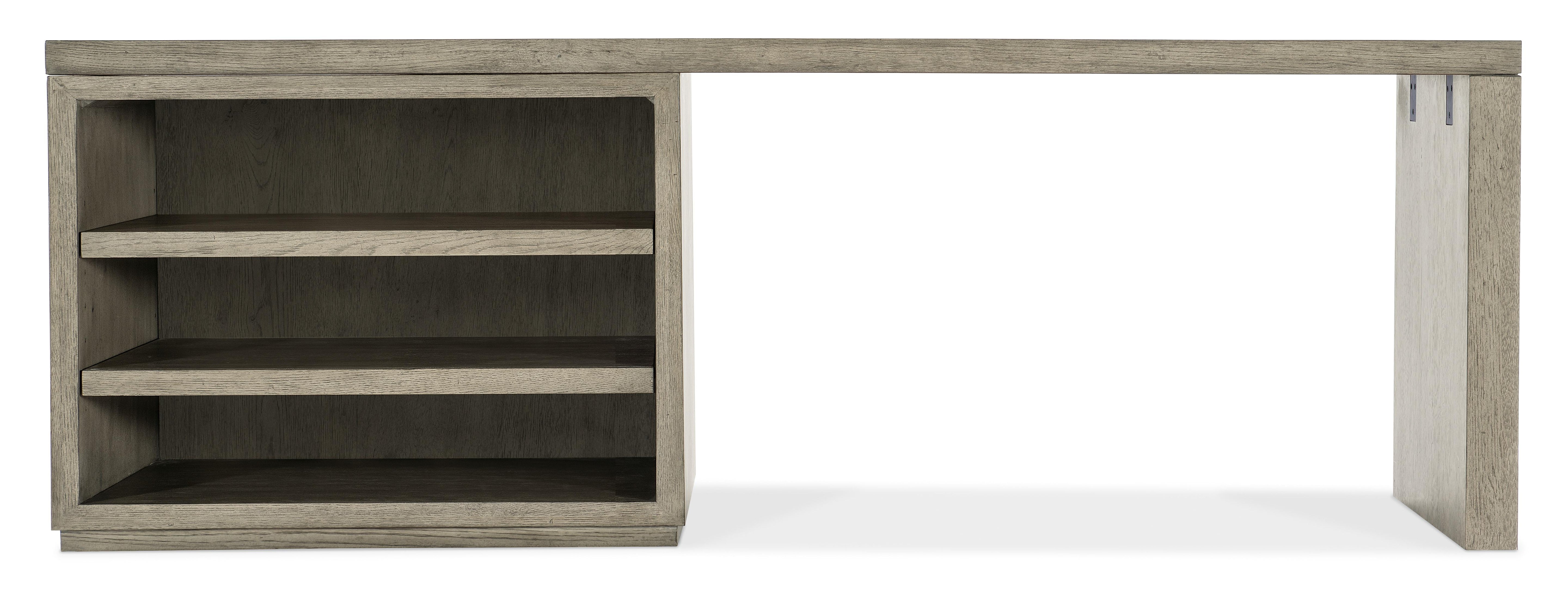 Linville Falls 84" Desk with Open Desk Cabinet - Luxury Home Furniture (MI)