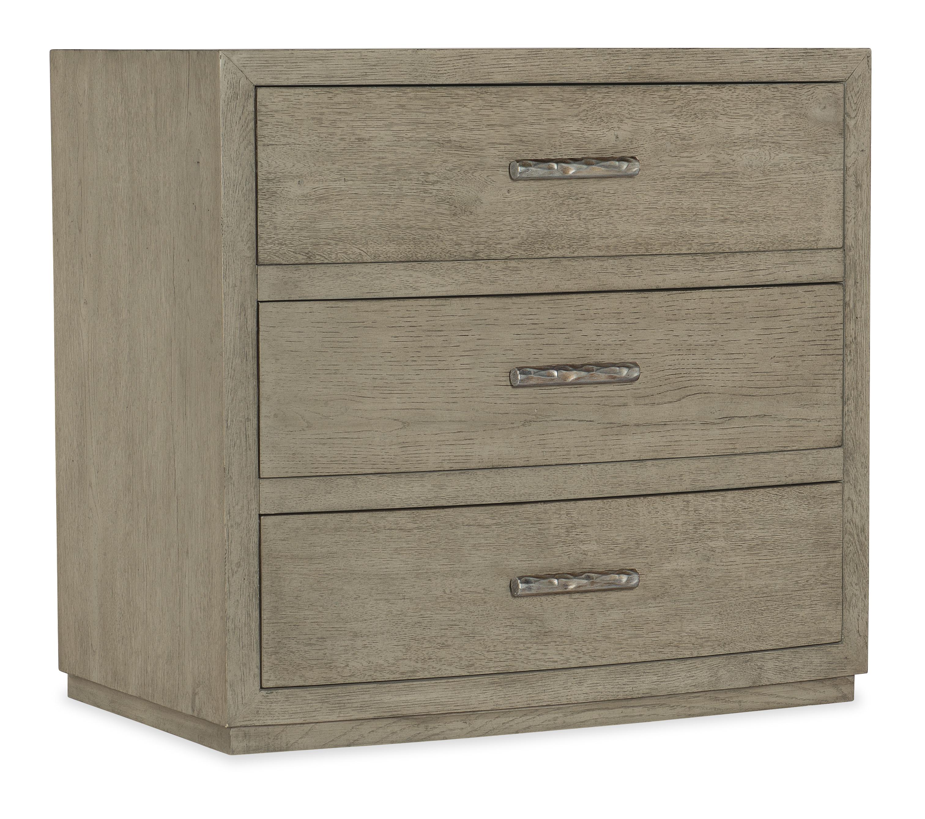 Linville Falls Ashford Three Drawer Nightstand - Luxury Home Furniture (MI)