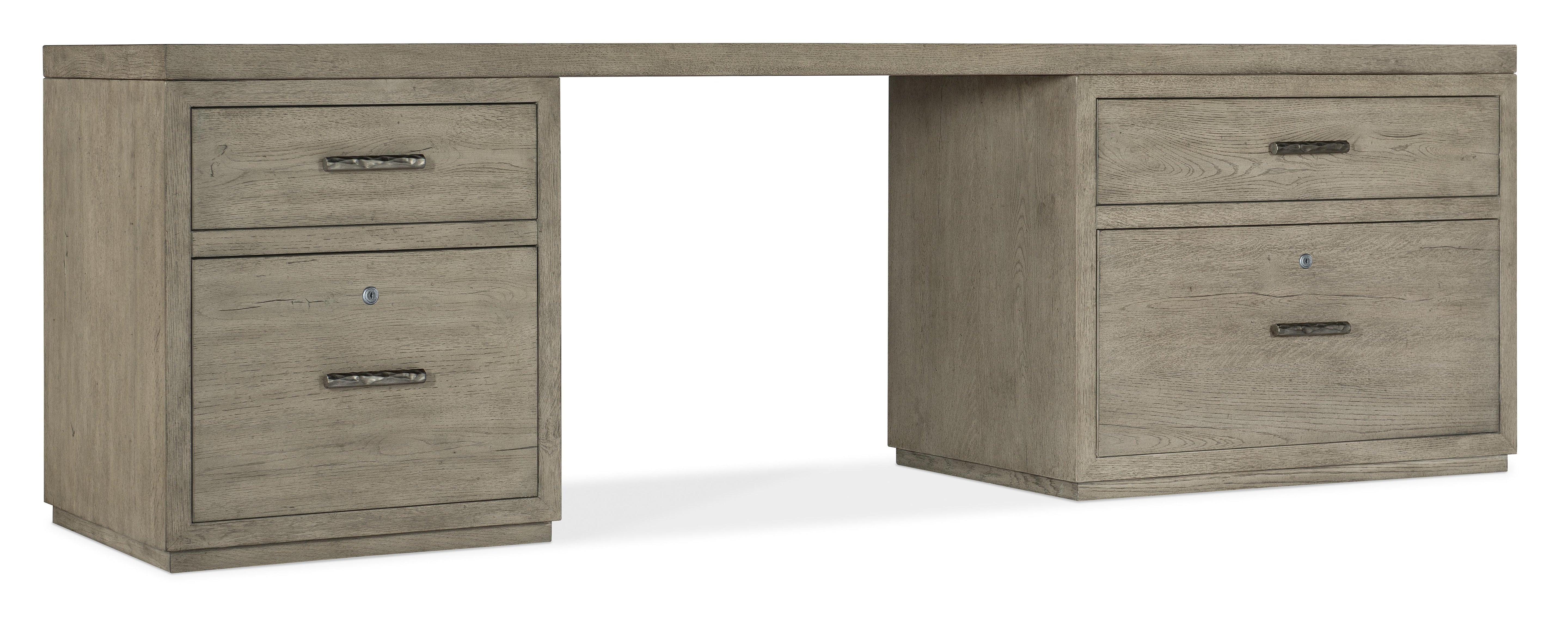 Linville Falls 96" Desk with Small File and Lateral File - Luxury Home Furniture (MI)