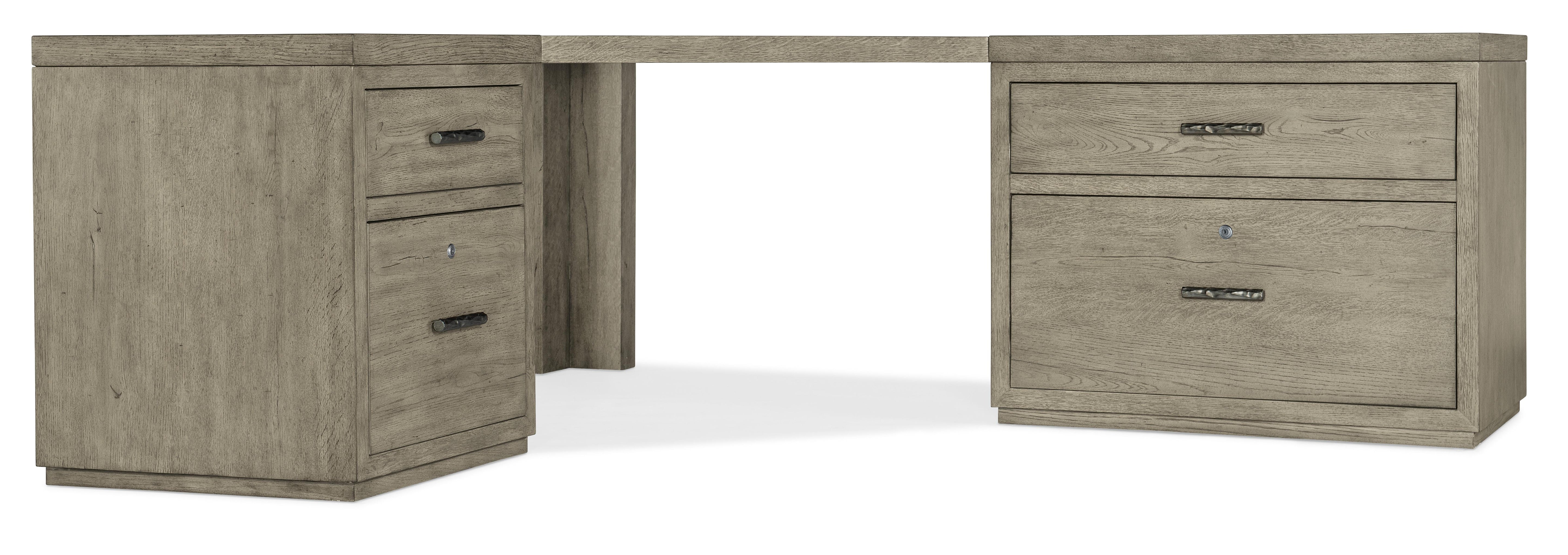 Linville Falls Corner Desk with File and Lateral File - Luxury Home Furniture (MI)
