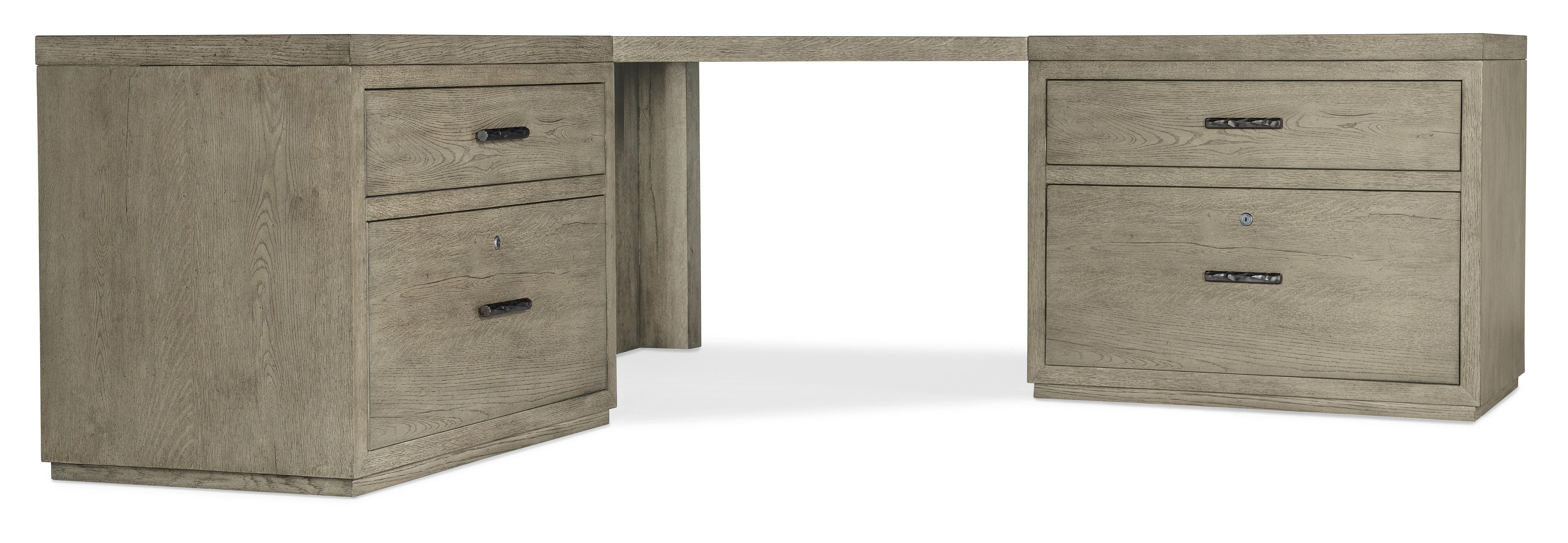 Linville Falls Corner Desk with Two Lateral Files - Luxury Home Furniture (MI)