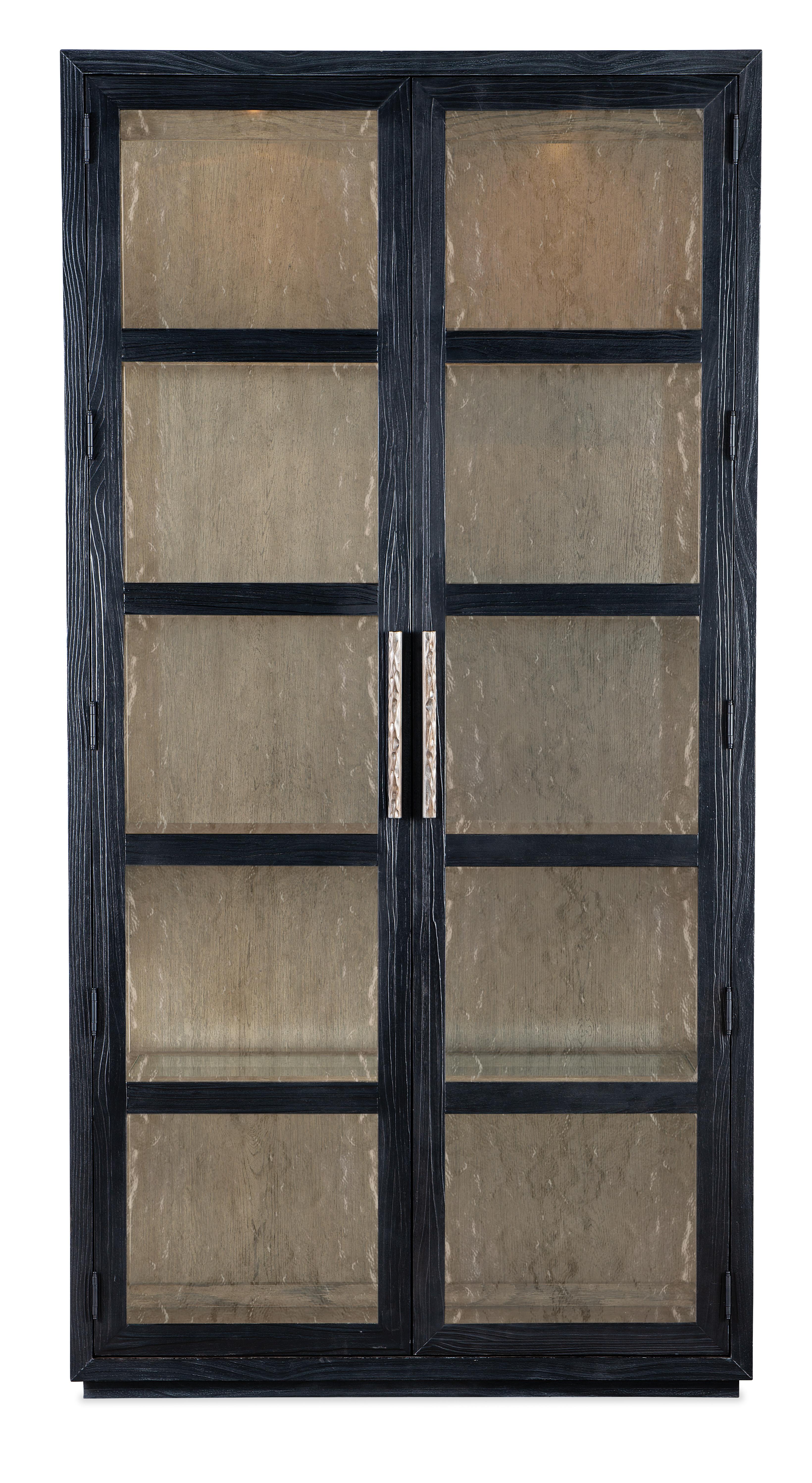 Linville Falls Shou Sugi Ban Curio Cabinet - Luxury Home Furniture (MI)