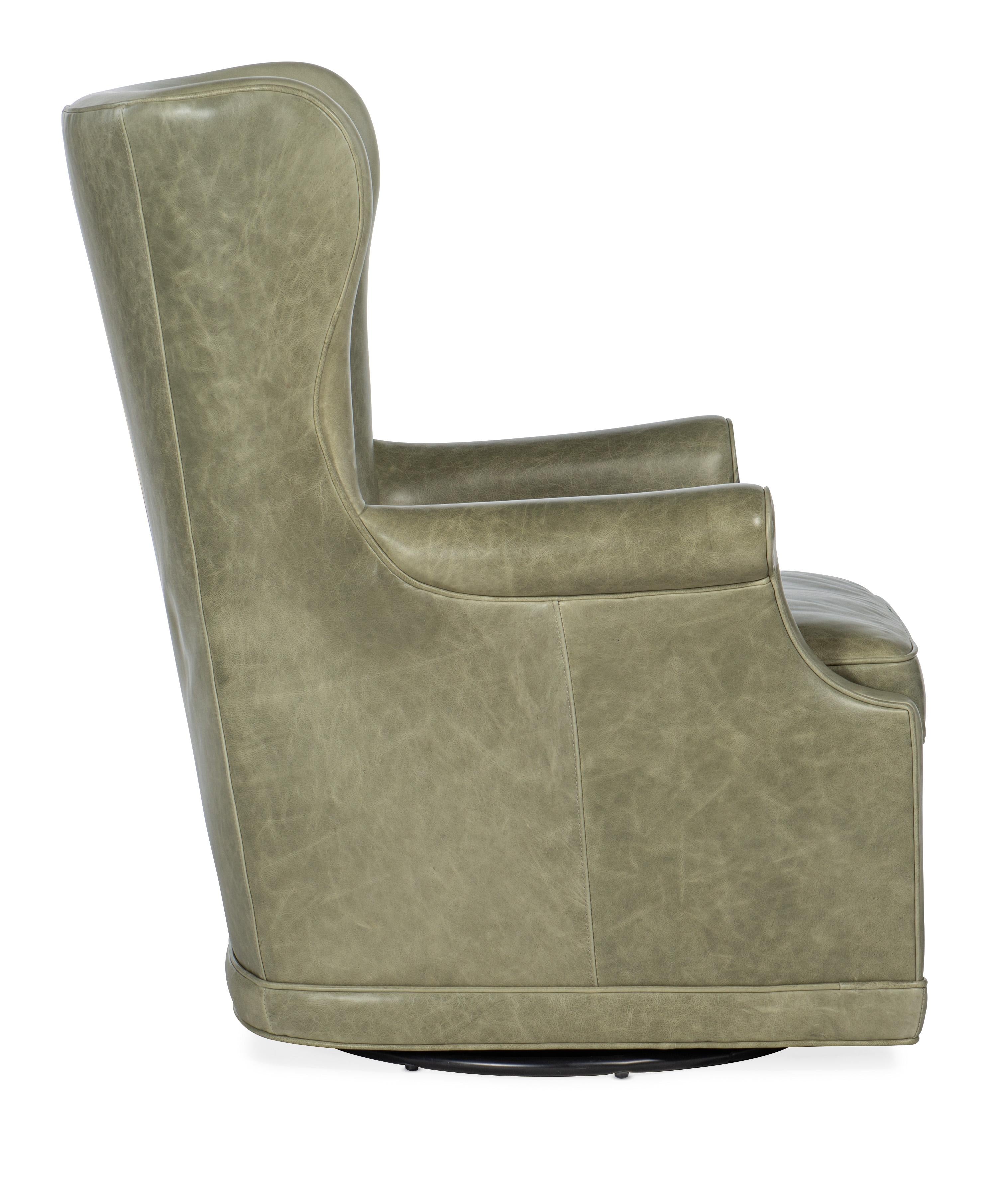Mai Wing Swivel Club Chair - CC536-SW-031 - Luxury Home Furniture (MI)