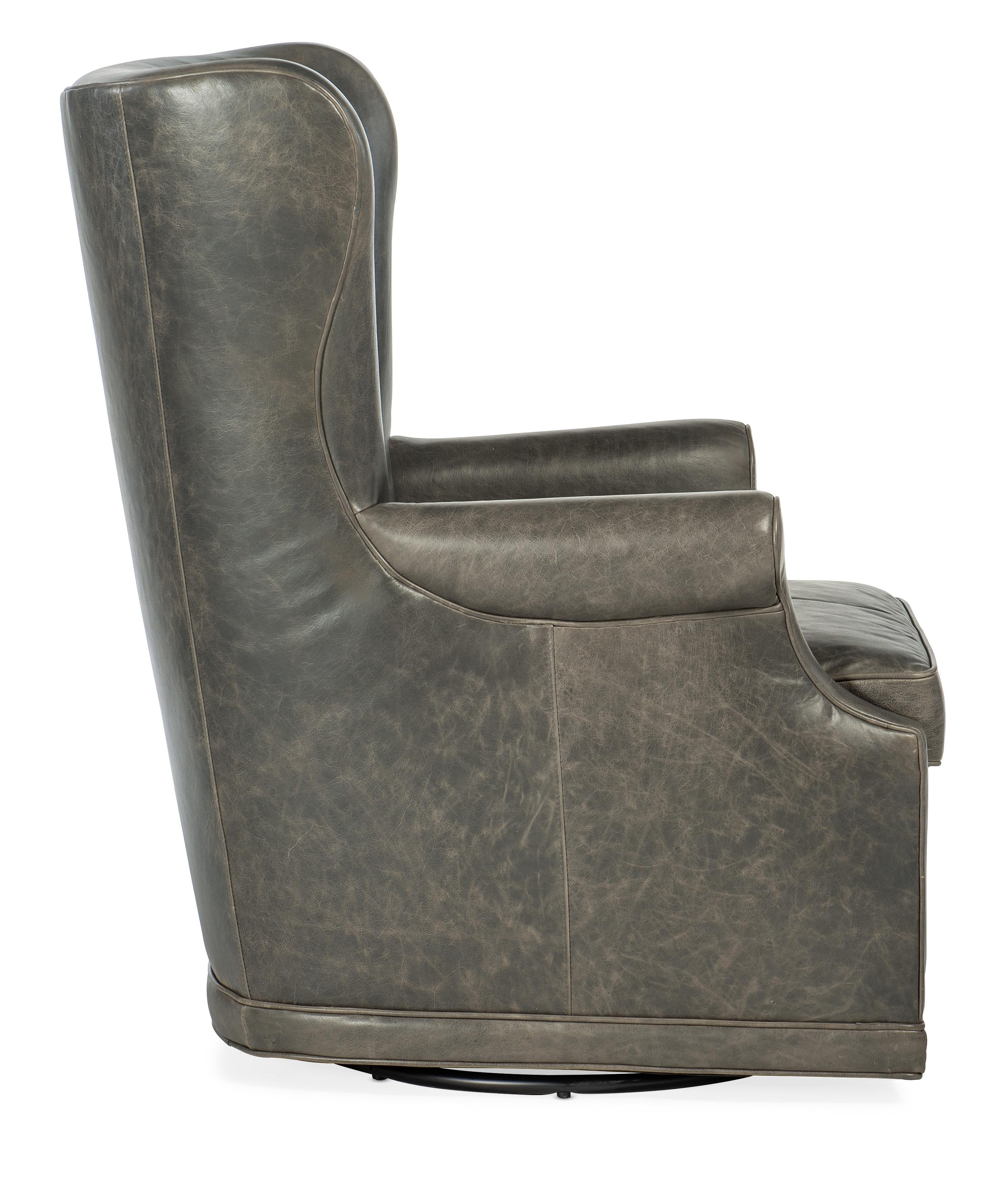 Mai Wing Swivel Club Chair - CC536-SW-091 - Luxury Home Furniture (MI)