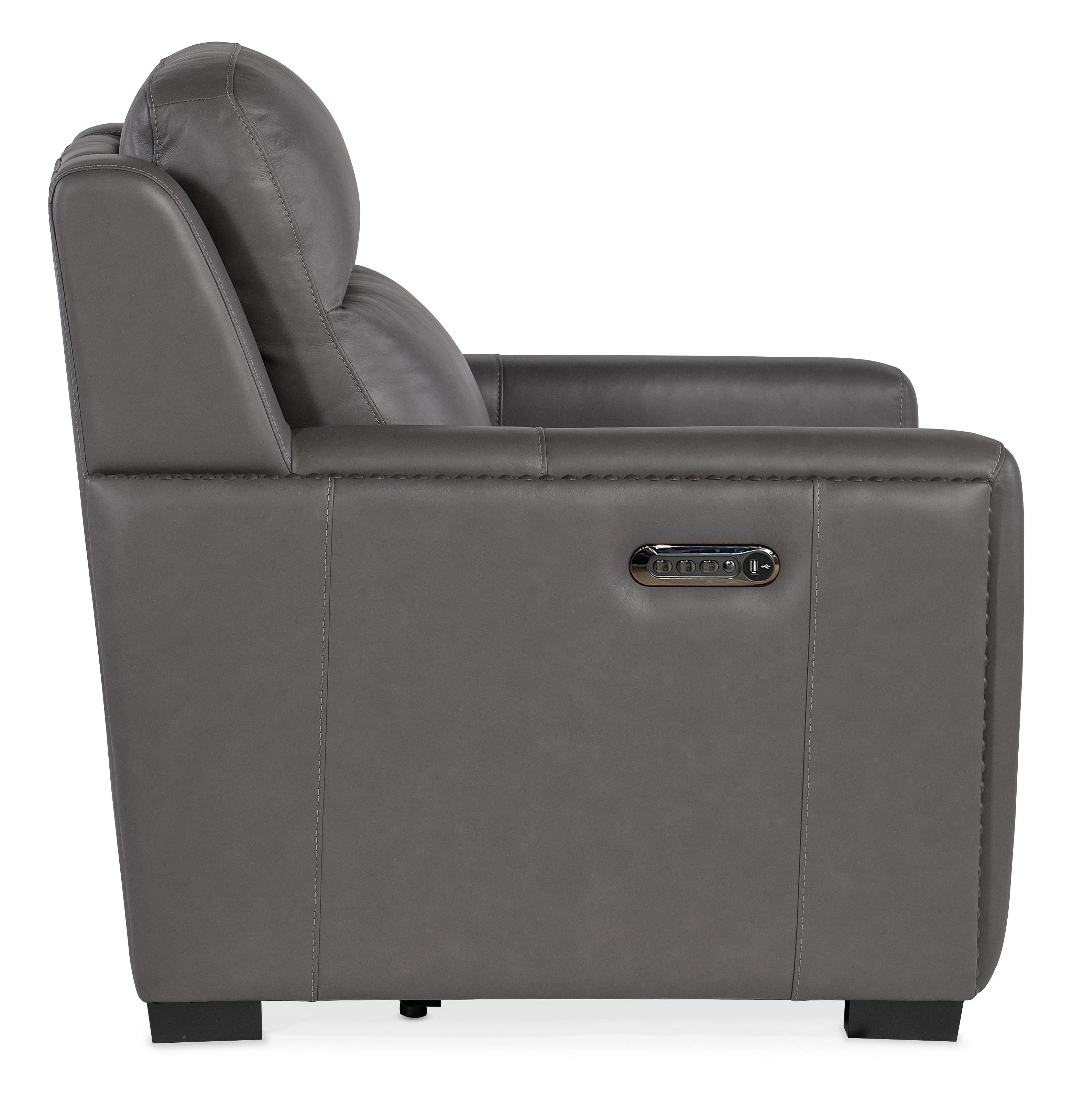 McKinley Power Recliner with Power Headrest & Lumbar - SS105-PHL1-095 - Luxury Home Furniture (MI)