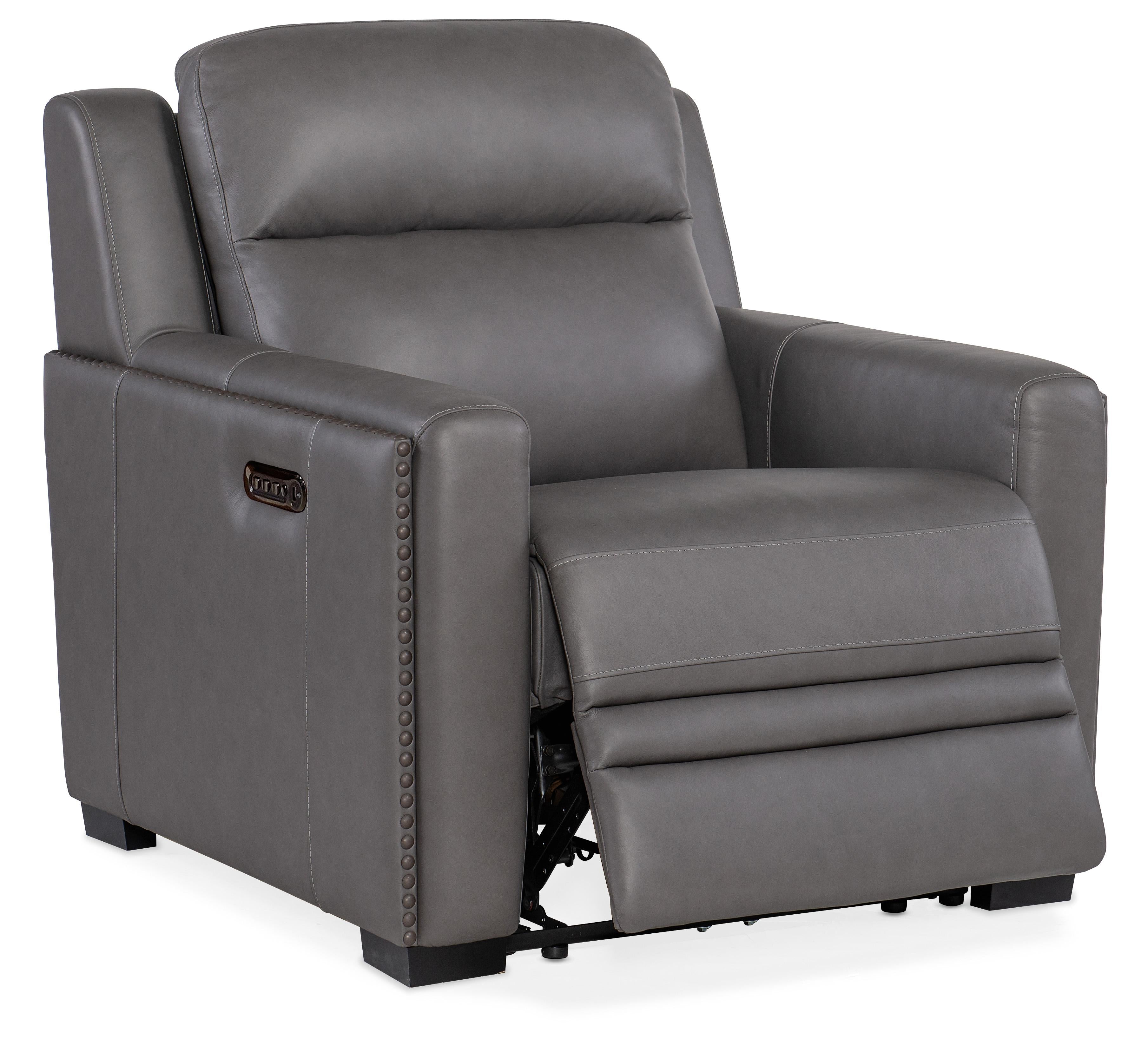 McKinley Power Recliner with Power Headrest & Lumbar - SS105-PHL1-095 - Luxury Home Furniture (MI)