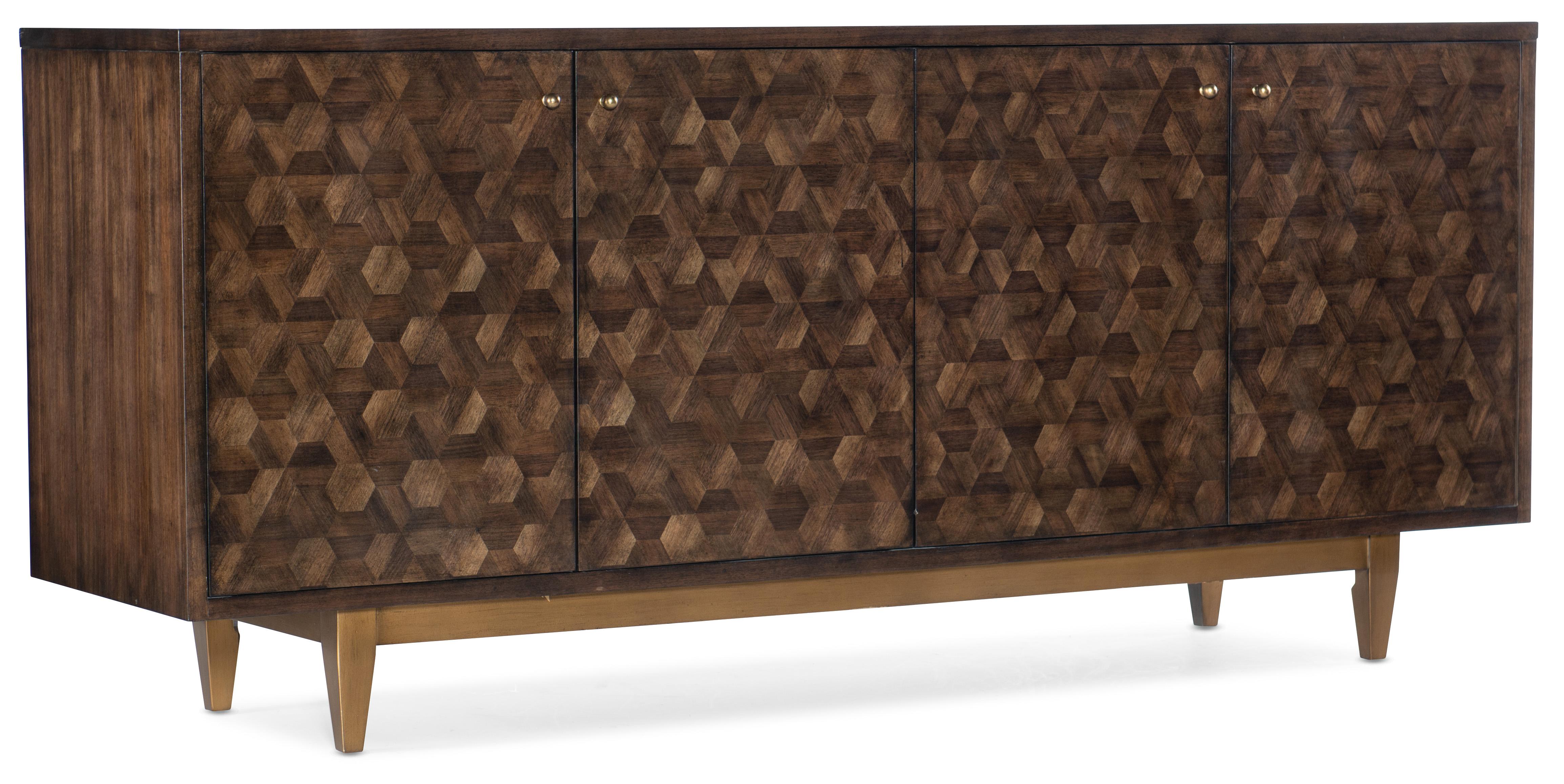 Melange Alpine Four-Door Credenza - Luxury Home Furniture (MI)