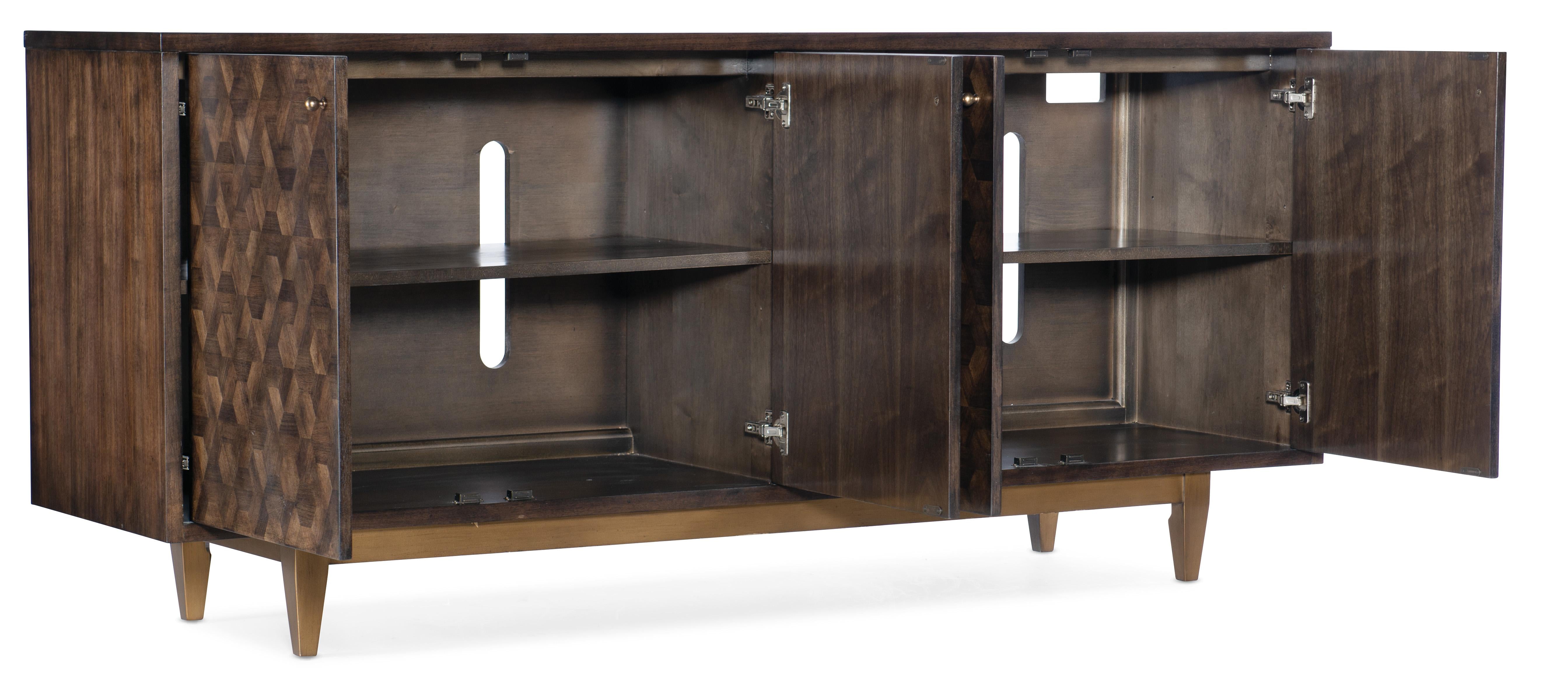 Melange Alpine Four-Door Credenza - Luxury Home Furniture (MI)