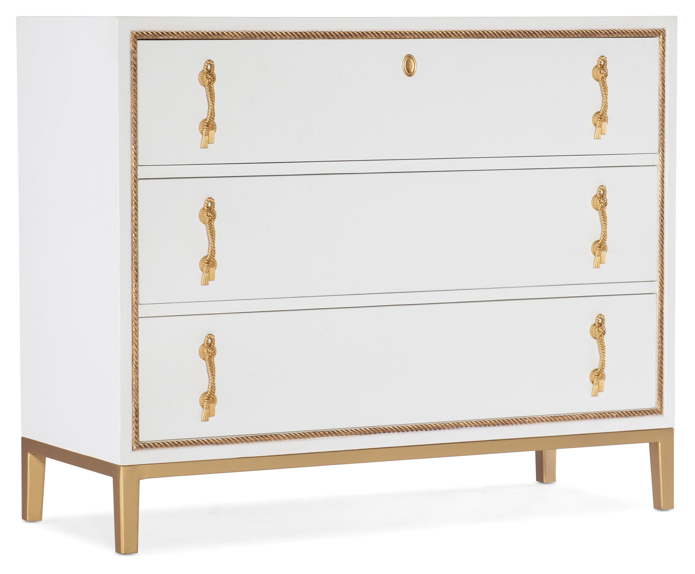 Melange Calhoun Three-Drawer Chest - Luxury Home Furniture (MI)