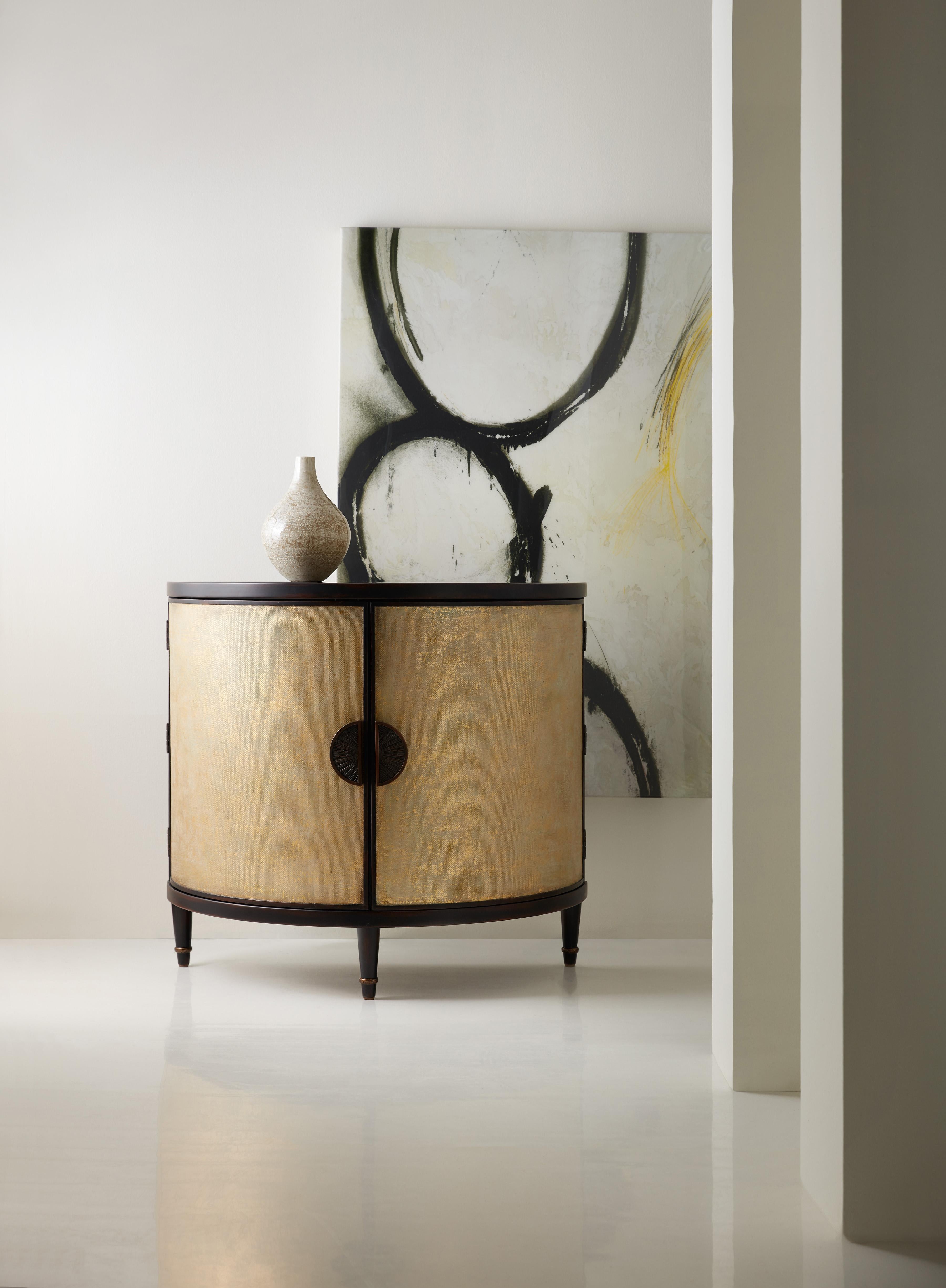 Melange Em Demilune Accent Chest - Luxury Home Furniture (MI)