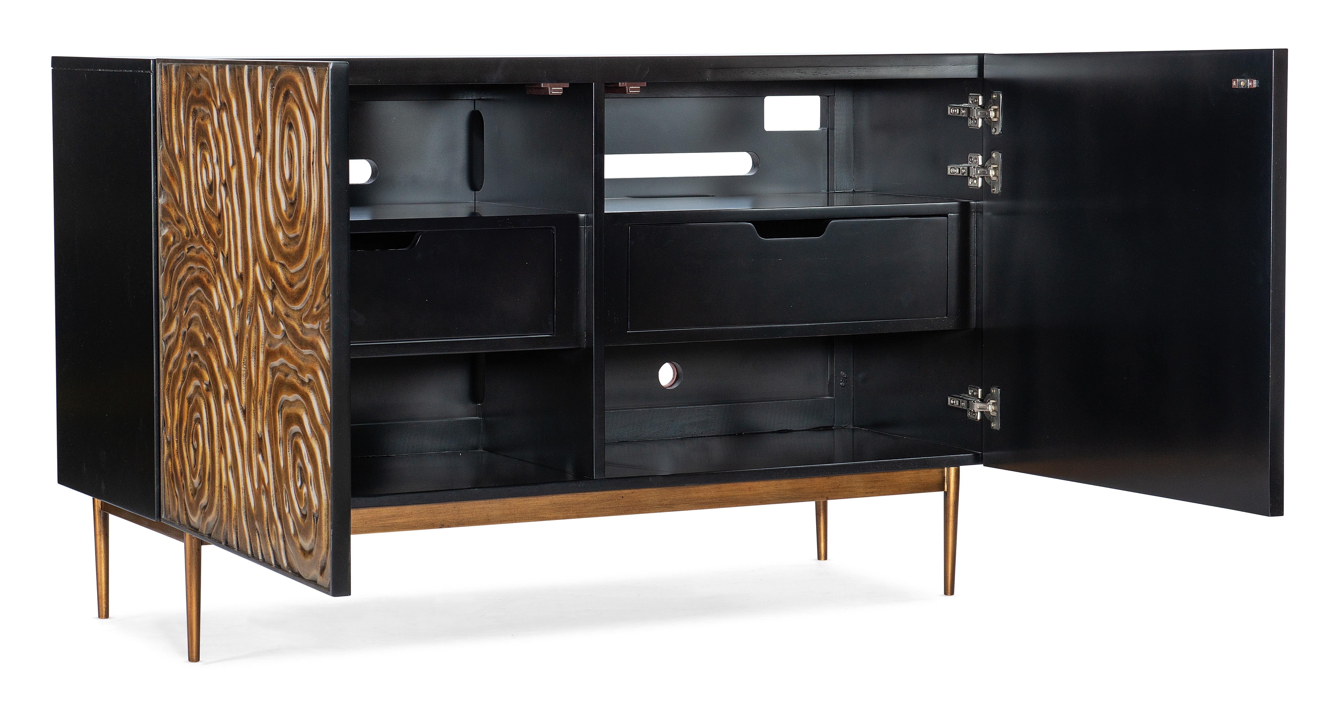 Melange Fingerprints Two Door Credenza - Luxury Home Furniture (MI)