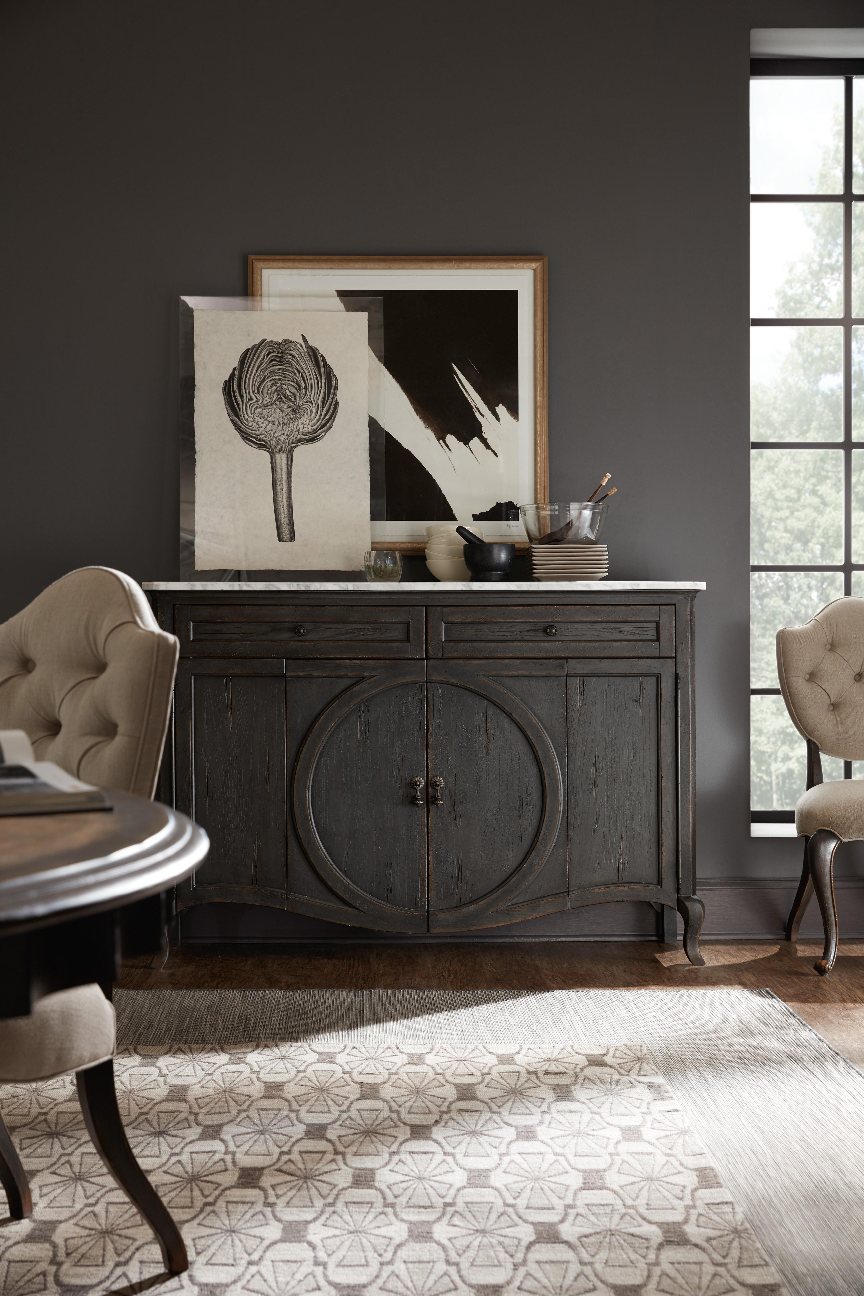 Melange Four-Door Two-Drawer Credenza - Luxury Home Furniture (MI)