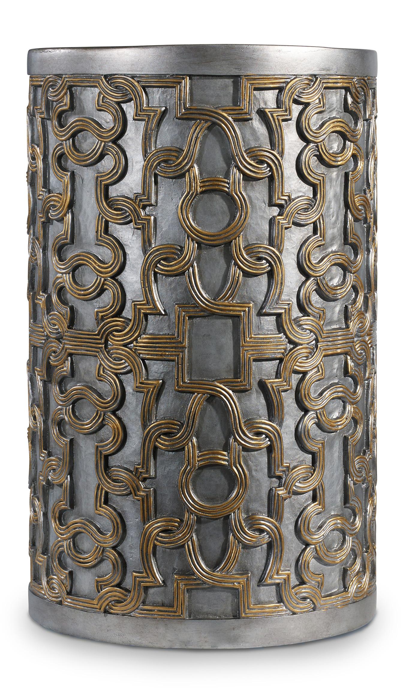 Melange Gia Drum Table - Luxury Home Furniture (MI)