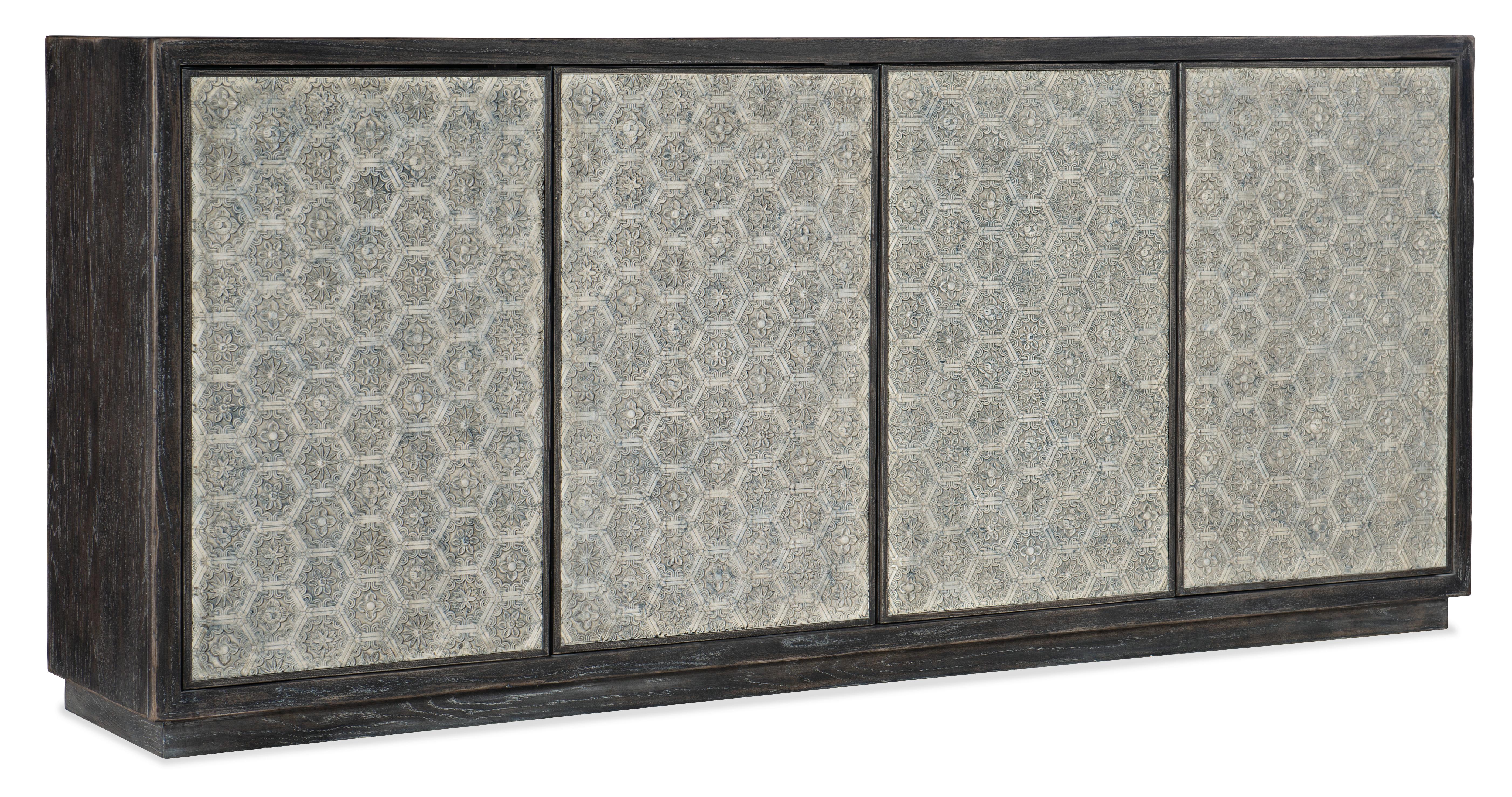 Melange Greystone Four-Door Credenza - Luxury Home Furniture (MI)