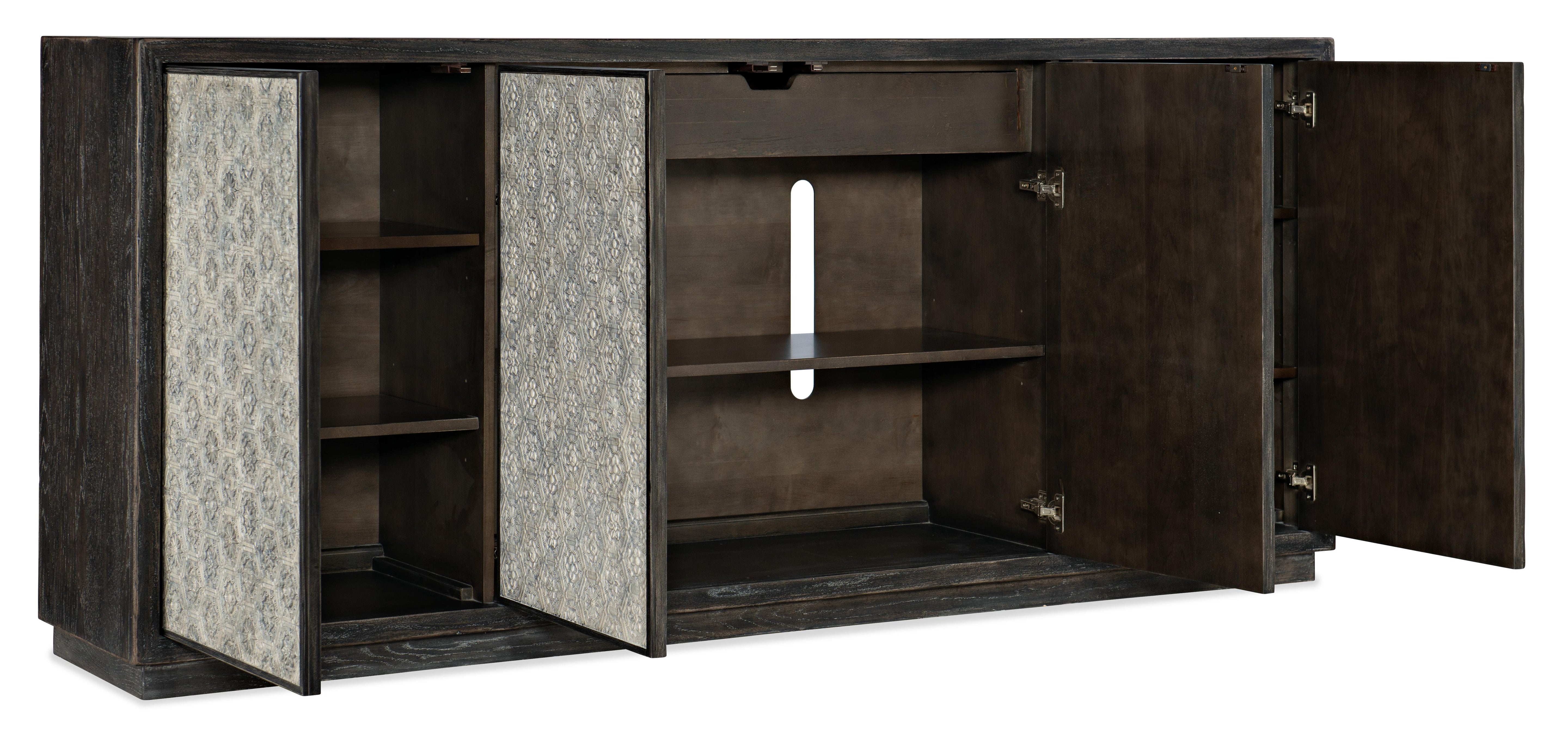 Melange Greystone Four-Door Credenza - Luxury Home Furniture (MI)