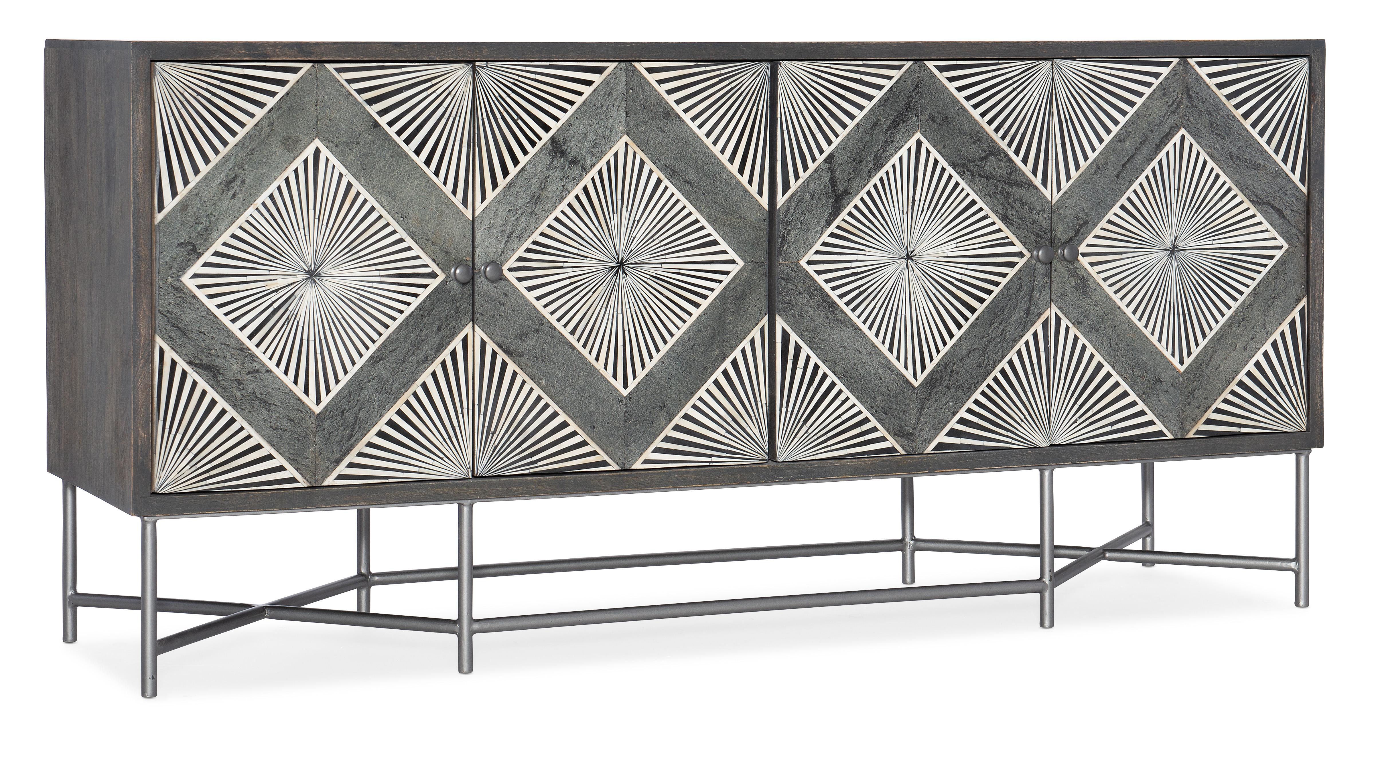Melange Hawthorne Four Door Credenza - Luxury Home Furniture (MI)