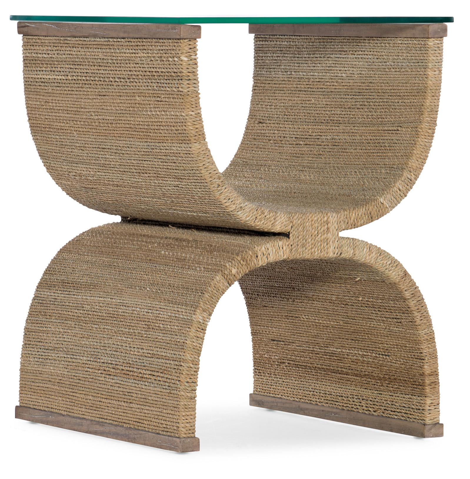 Melange Lenny Woven End Table - Luxury Home Furniture (MI)