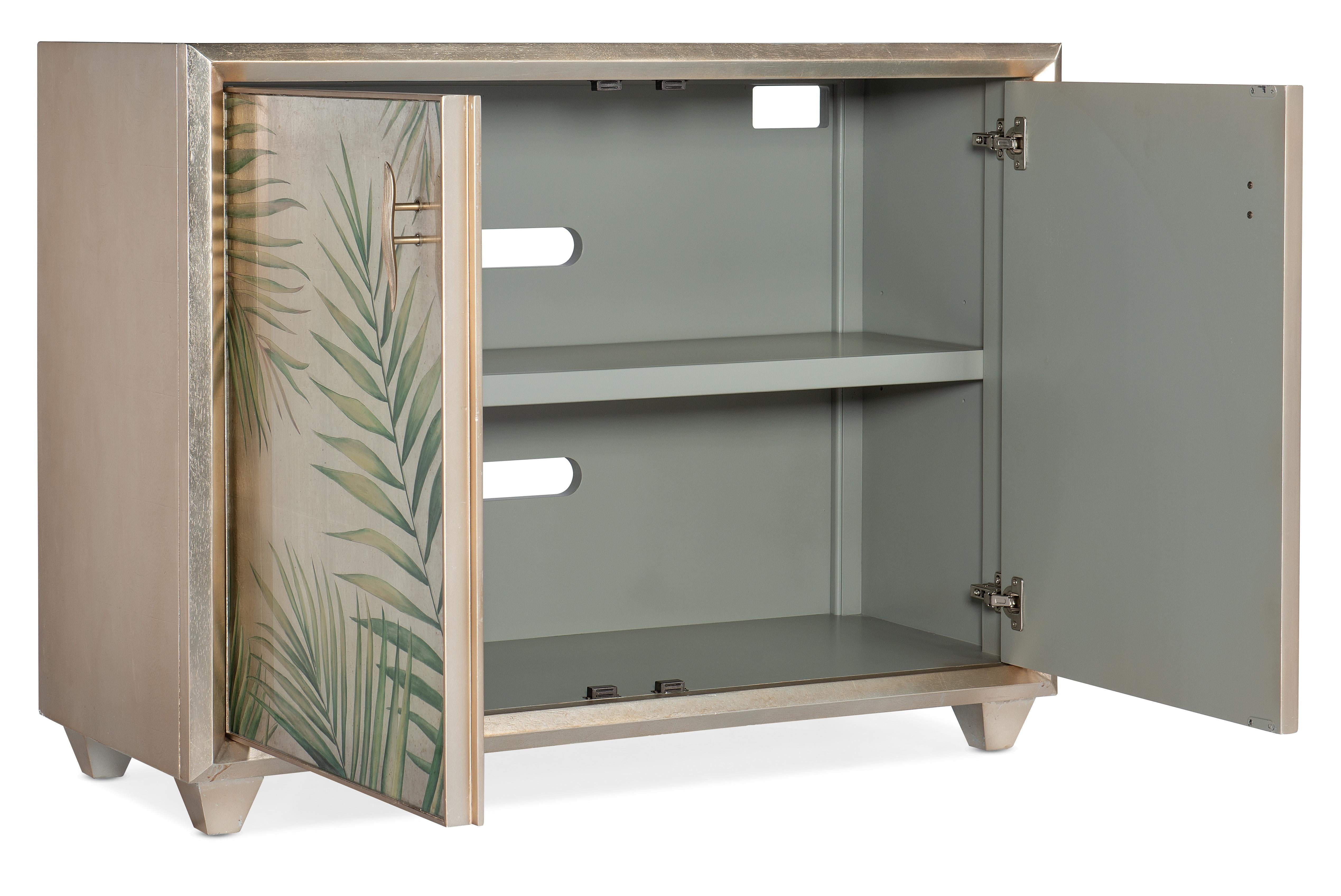 Melange Lets Be Fronds Two Door Chest - Luxury Home Furniture (MI)