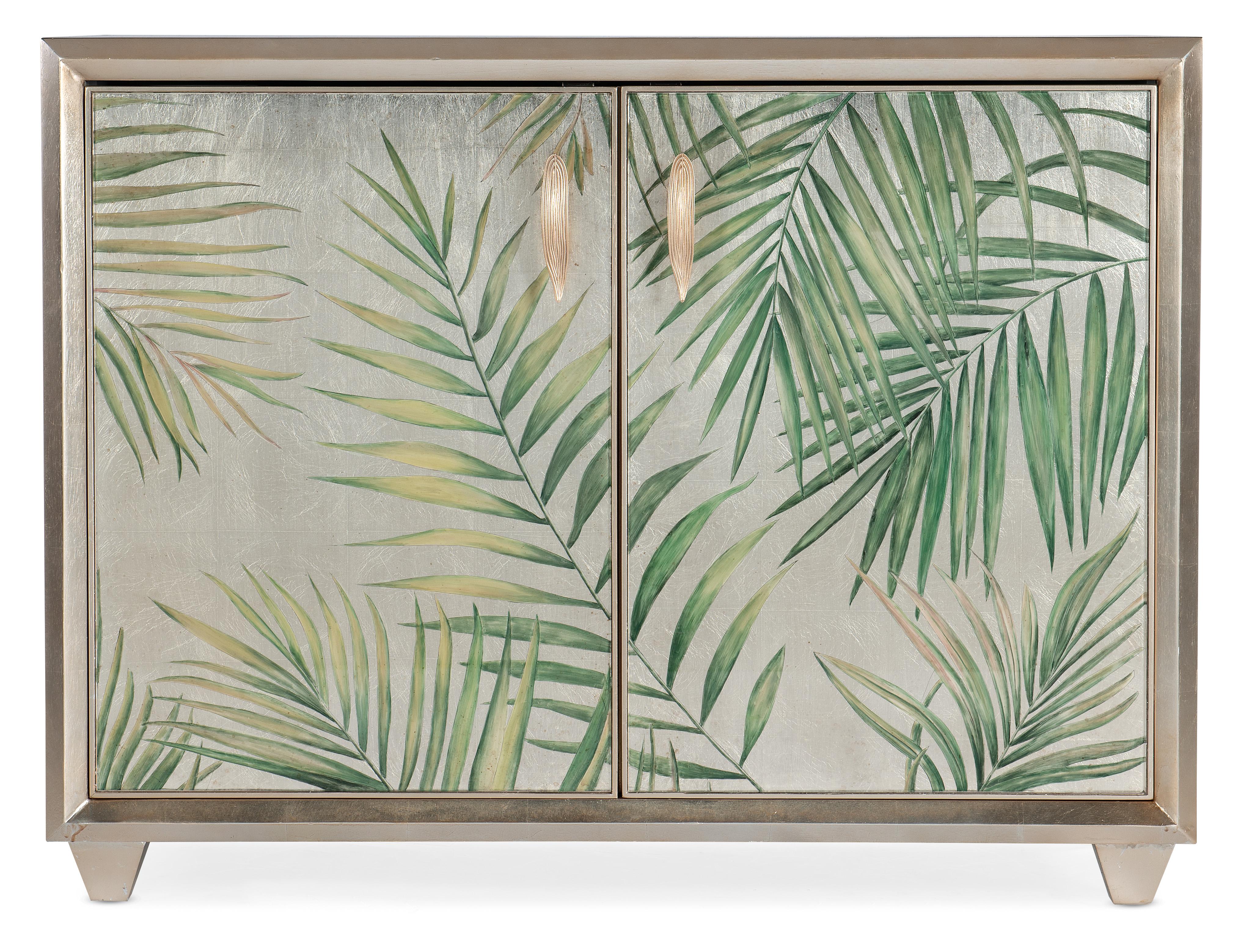 Melange Lets Be Fronds Two Door Chest - Luxury Home Furniture (MI)