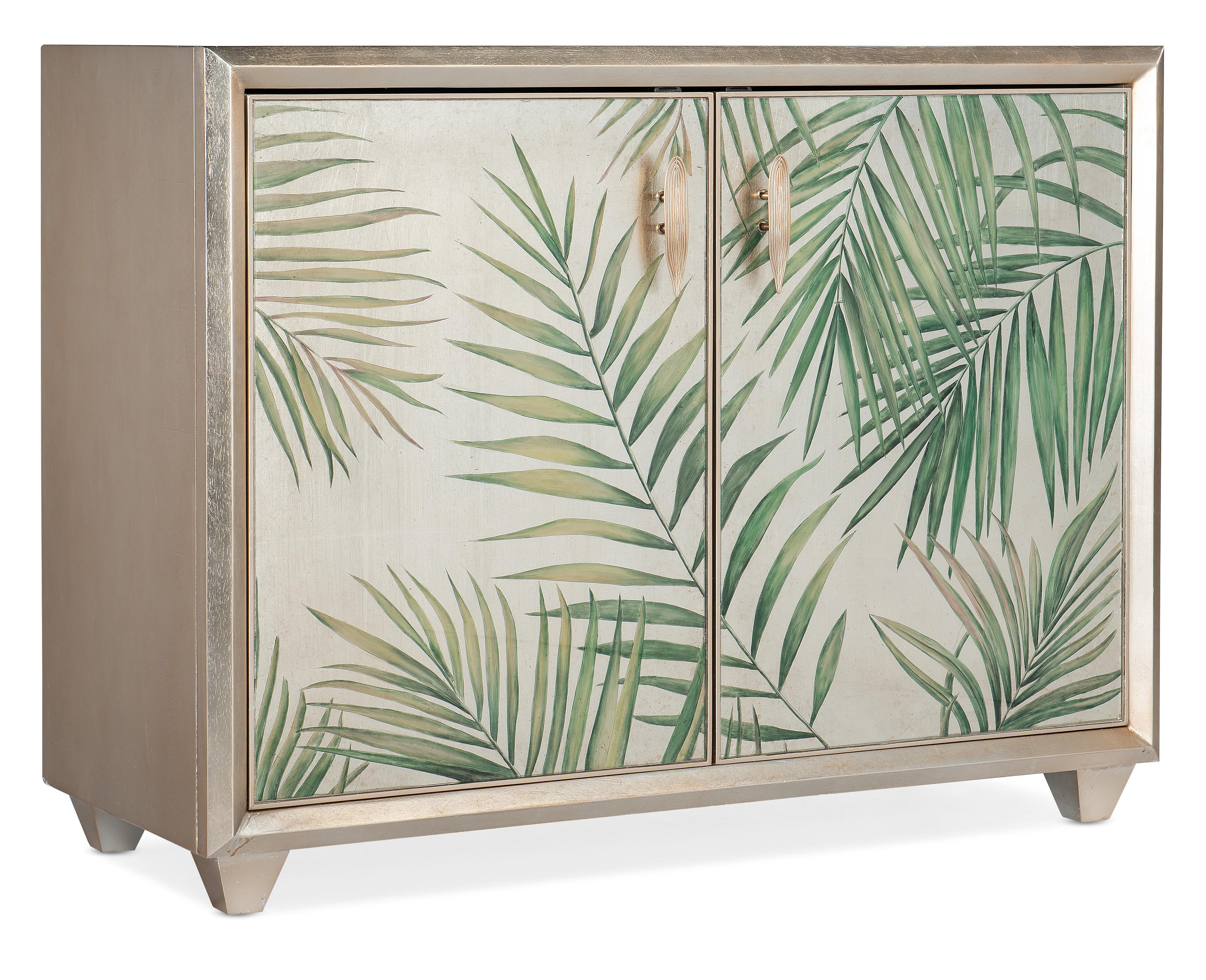Melange Lets Be Fronds Two Door Chest - Luxury Home Furniture (MI)