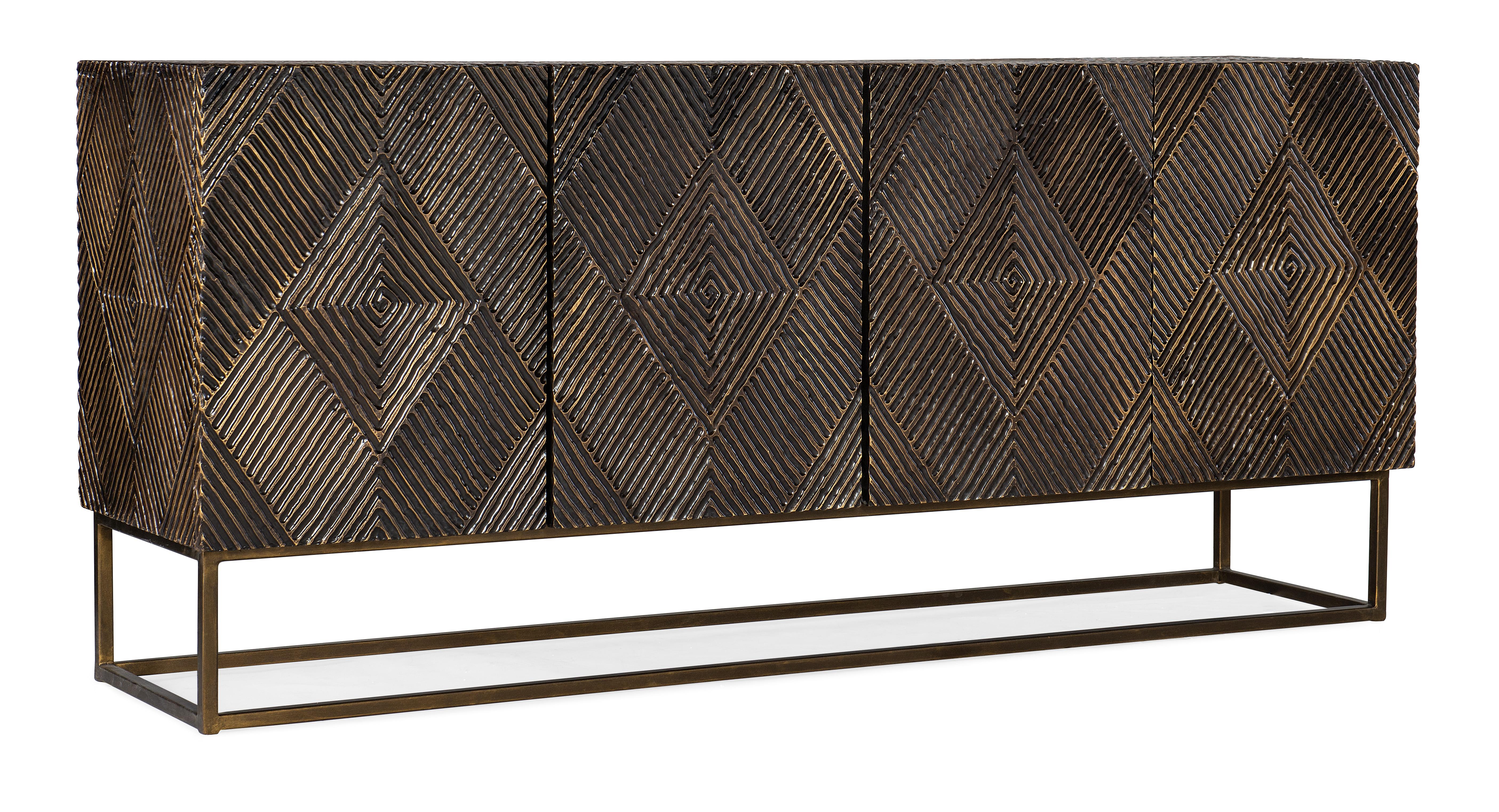Melange Marcellus Four Door Credenza - Luxury Home Furniture (MI)
