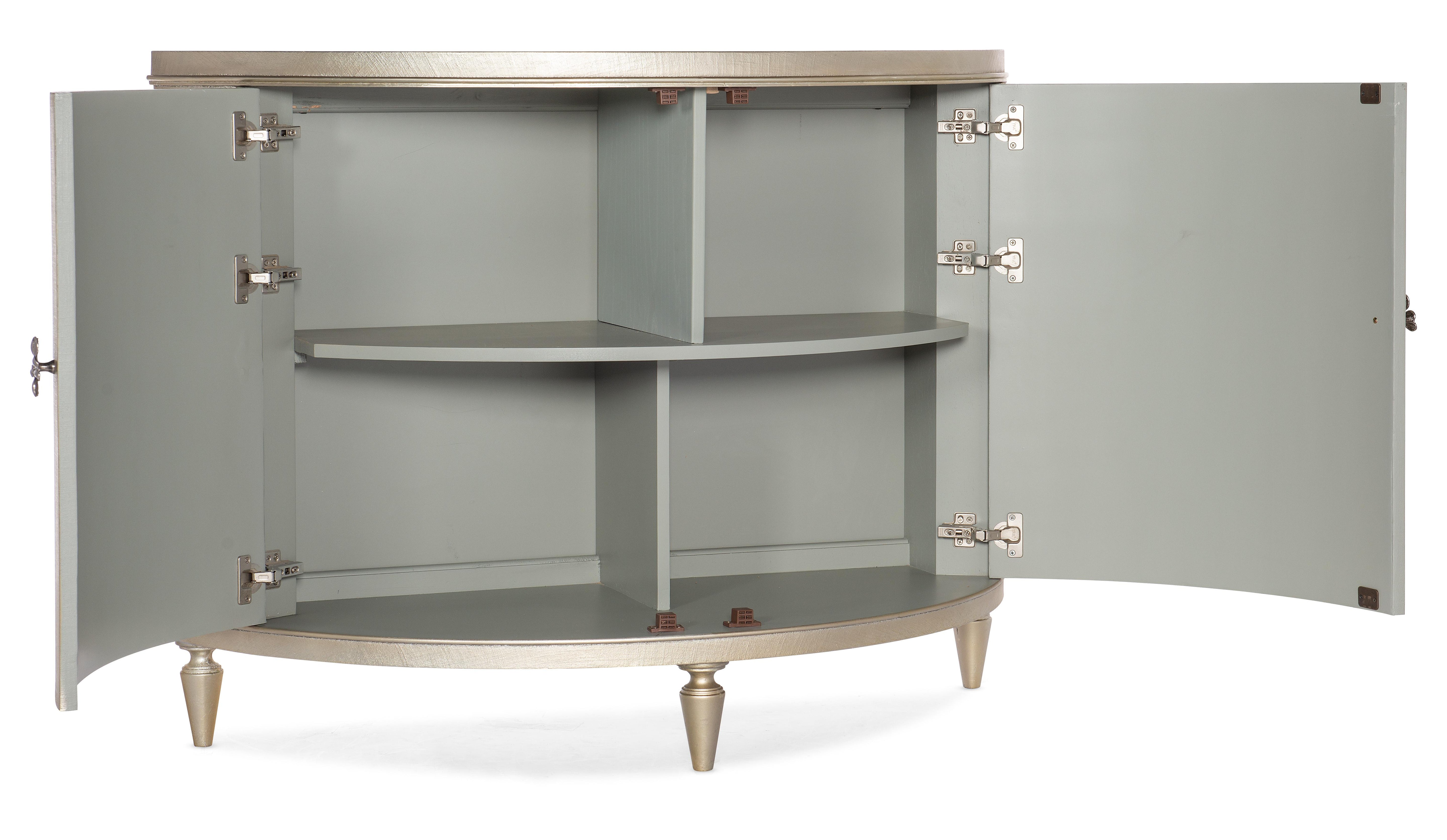 Melange Marguerite Two Door Demilune Chest - Luxury Home Furniture (MI)