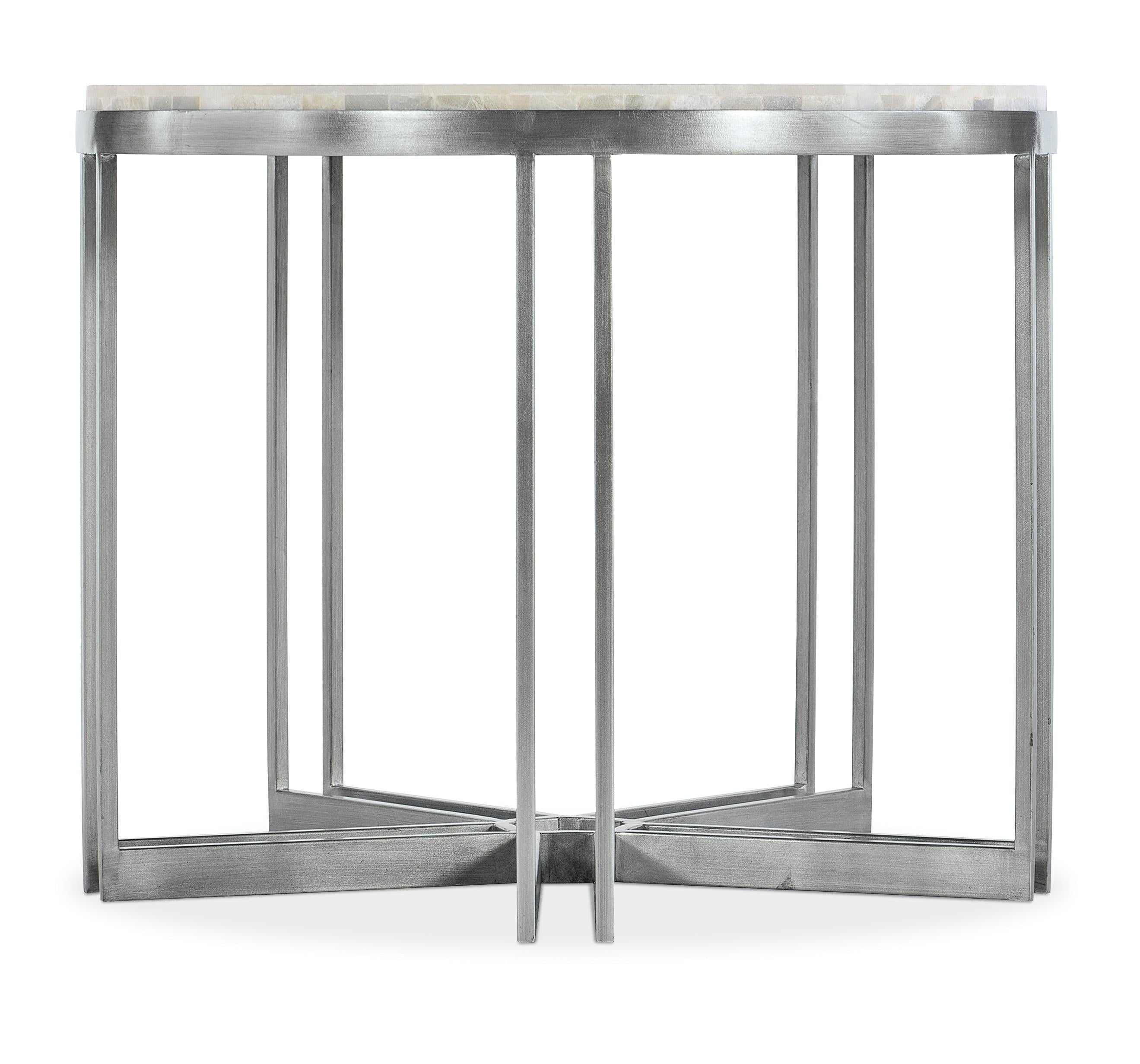 Melange Marin Round Lamp Table - Luxury Home Furniture (MI)