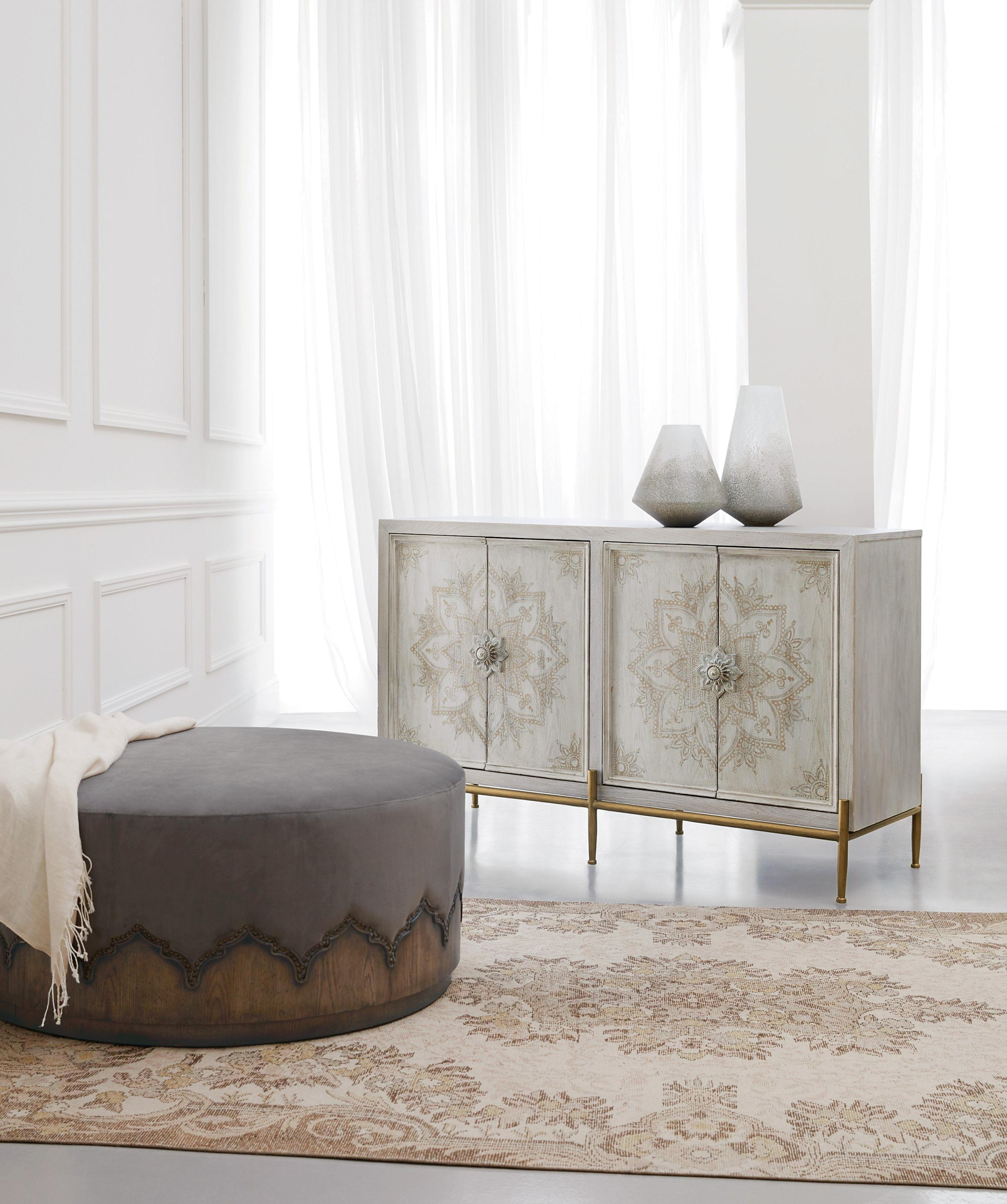 Melange Meyers Cocktail Ottoman - Luxury Home Furniture (MI)