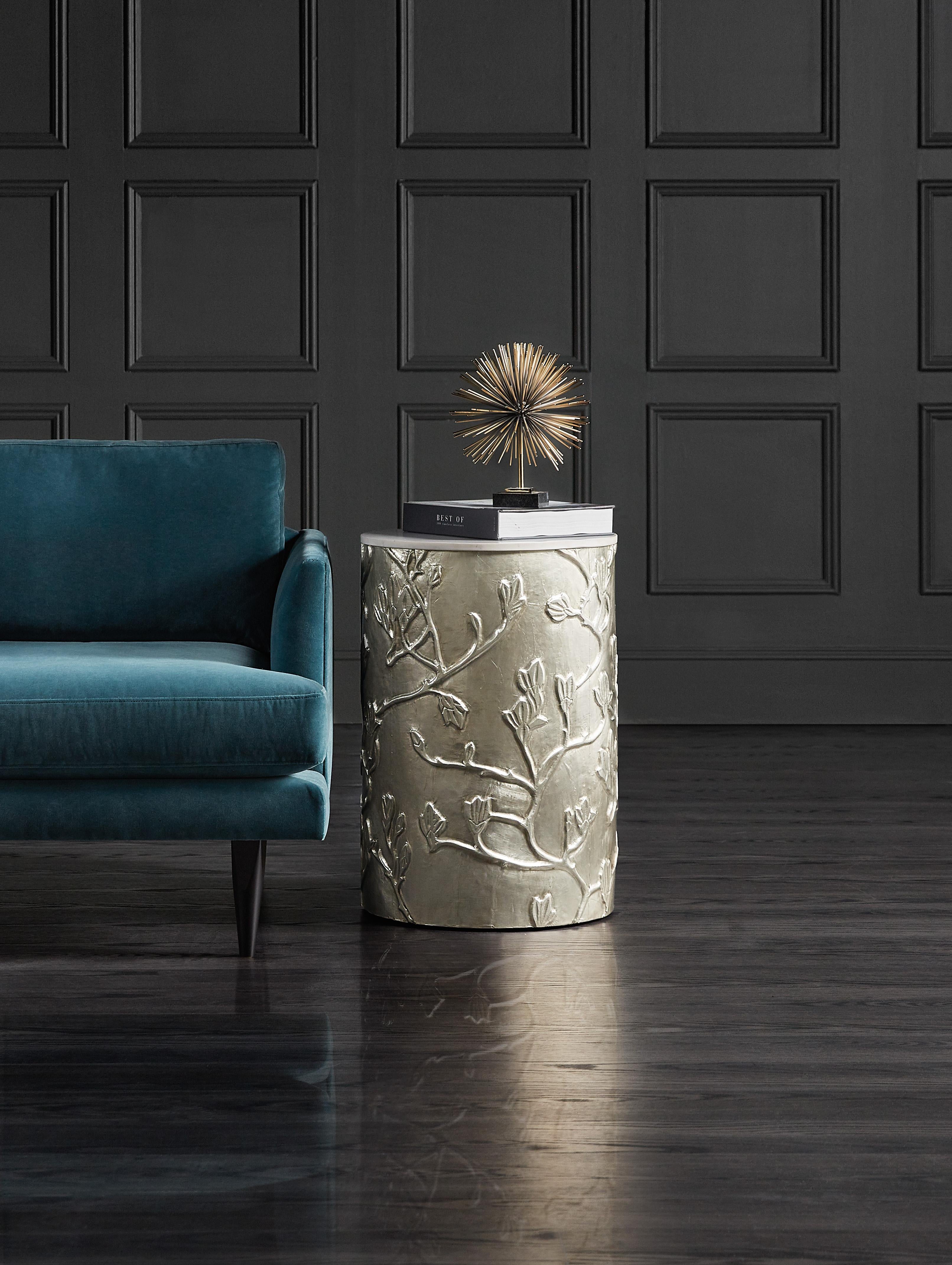 Melange Raisa Round End Table