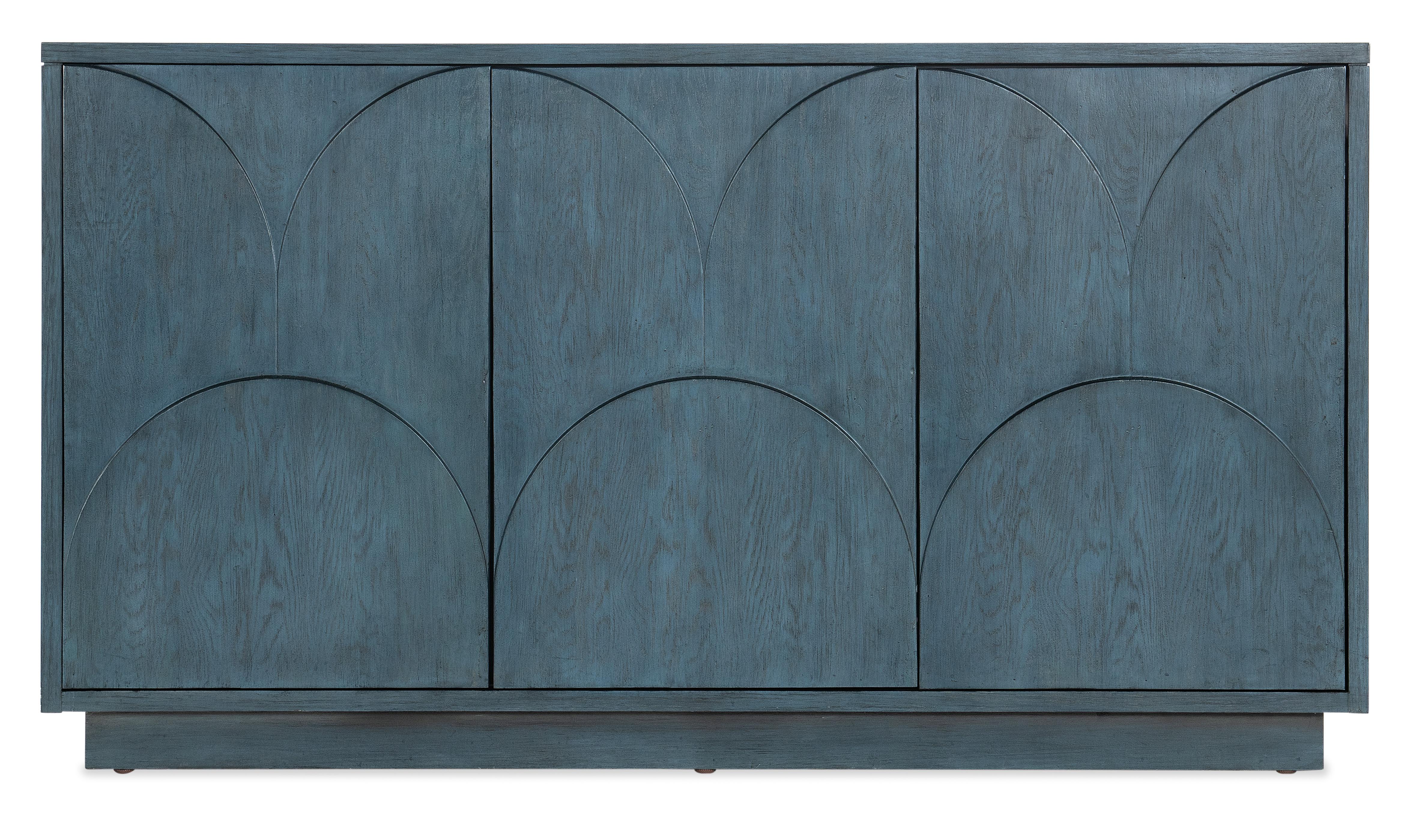 Melange Round Valley Three Door Entertainment Credenza - Luxury Home Furniture (MI)