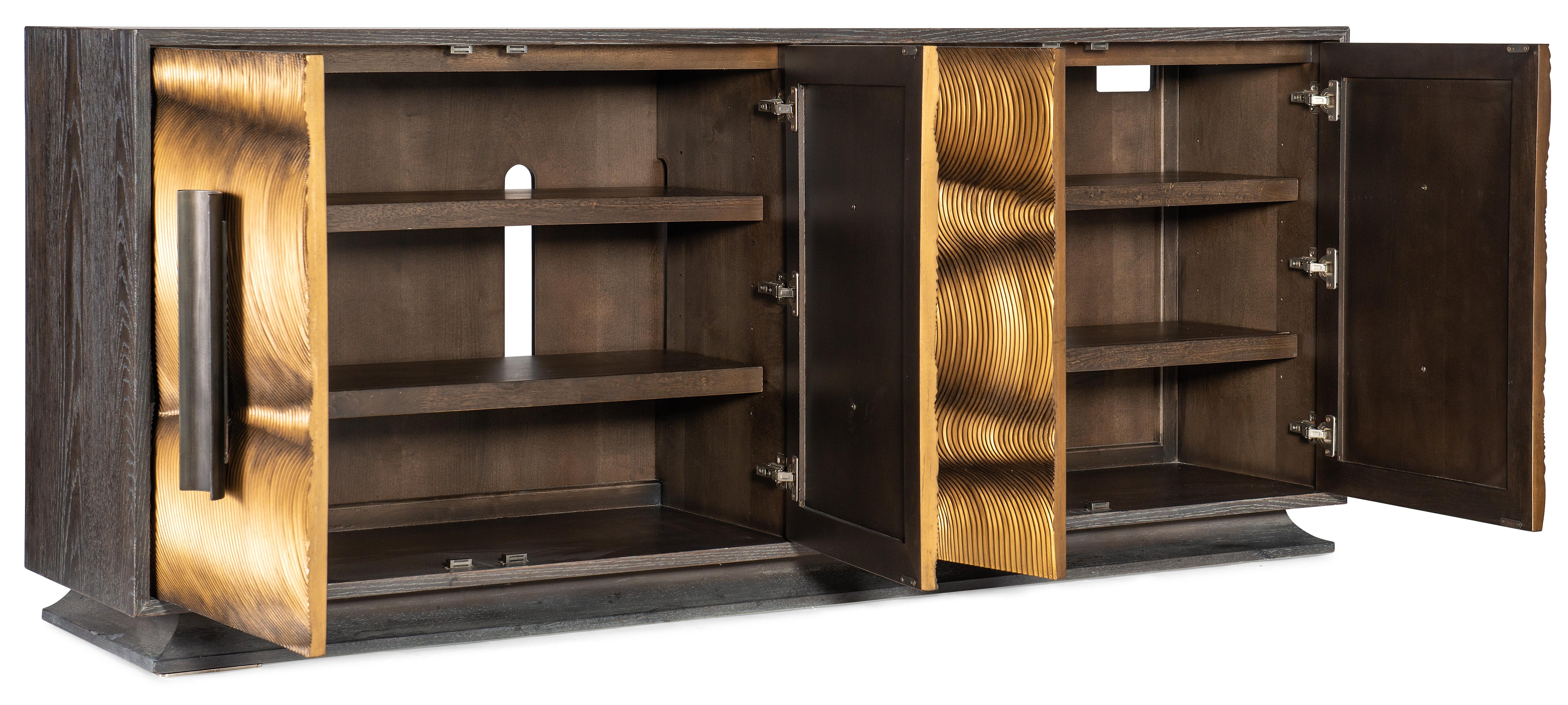 Melange Swaley Four Door Credenza - Luxury Home Furniture (MI)