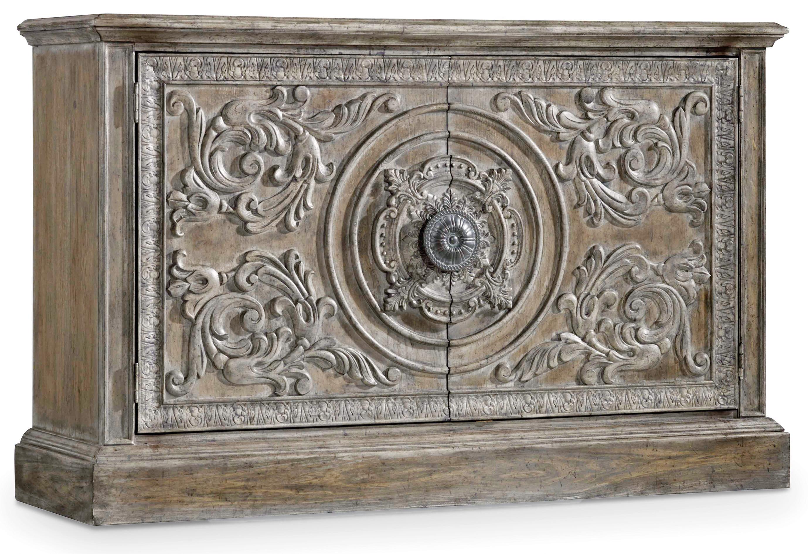Melange Two Door Accent Console - Luxury Home Furniture (MI)