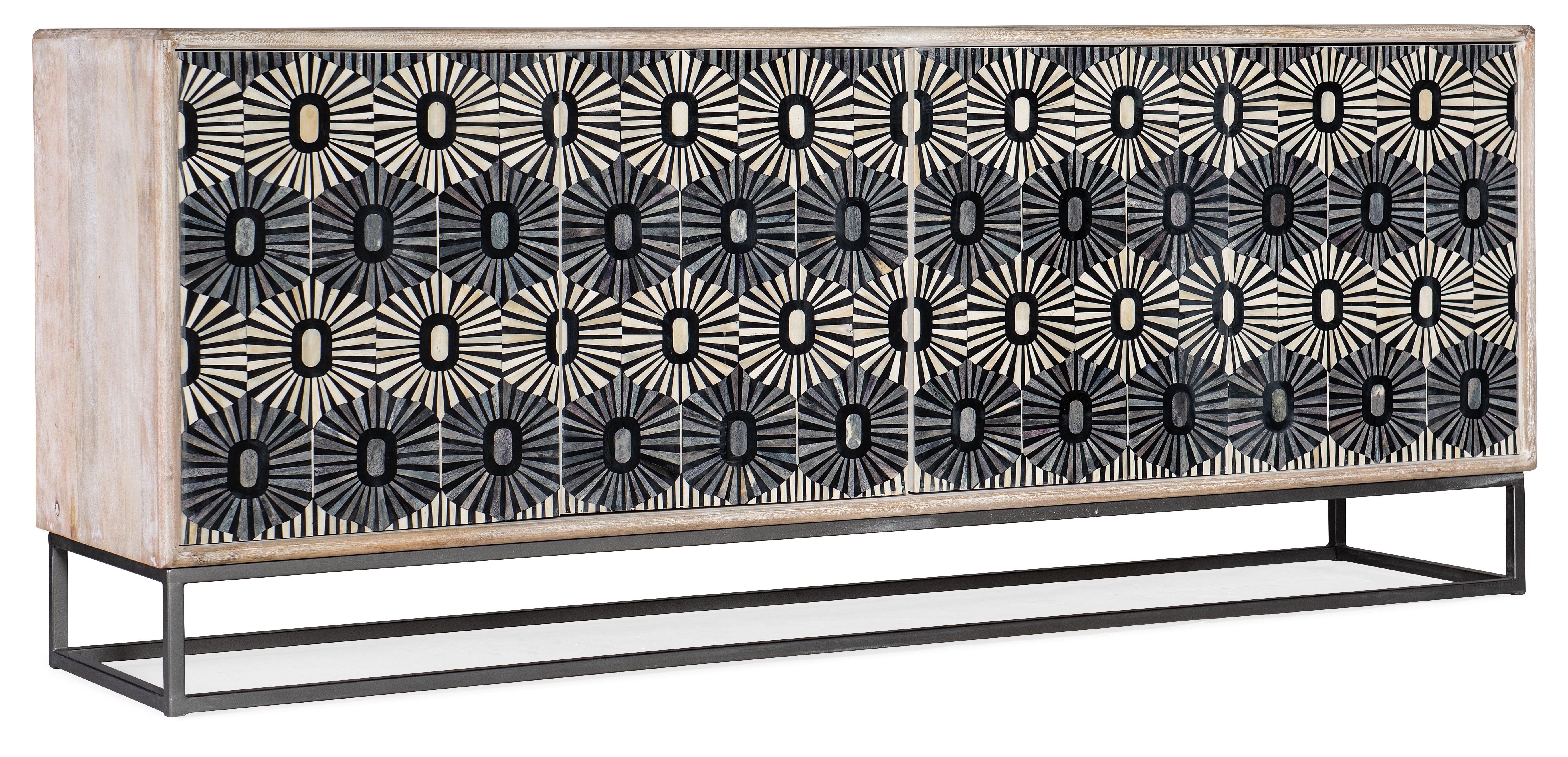 Melange Whitmore Four Door Credenza - Luxury Home Furniture (MI)