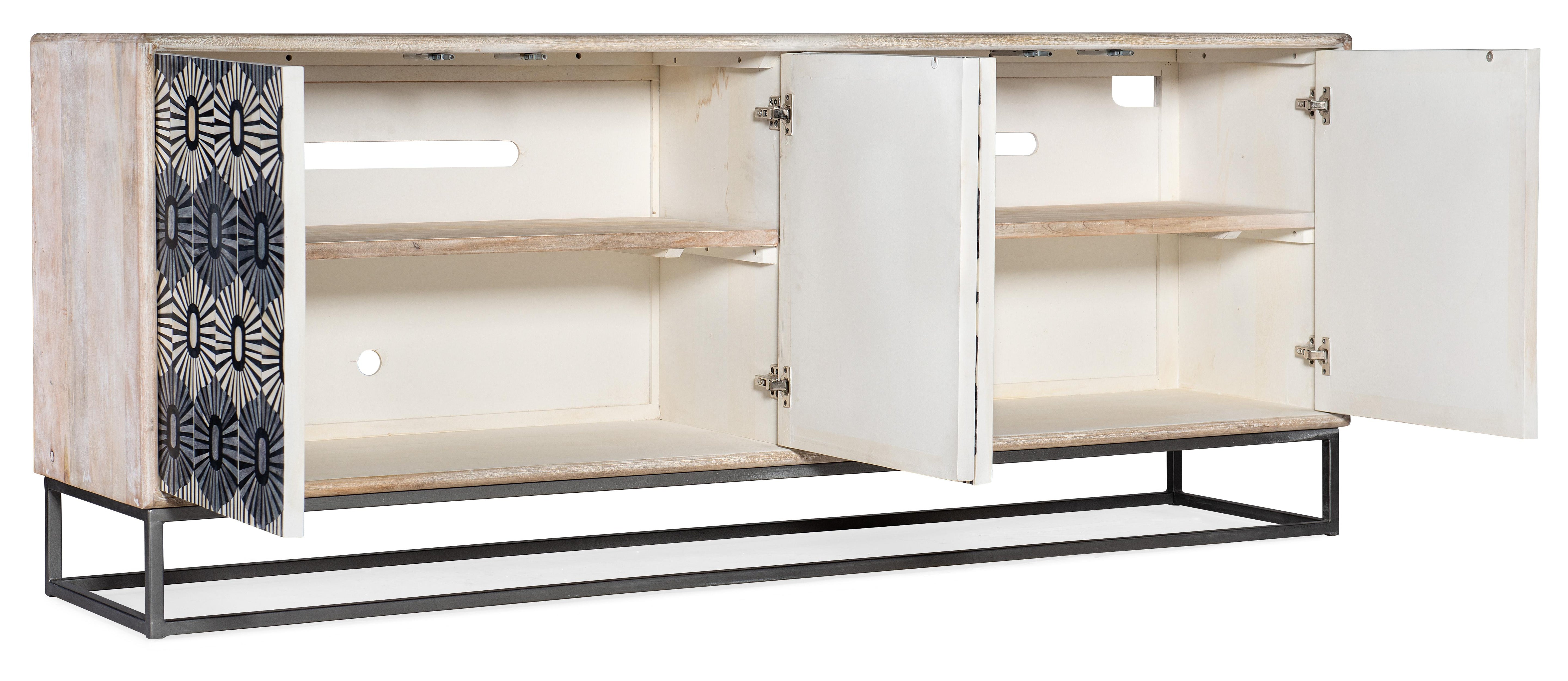 Melange Whitmore Four Door Credenza - Luxury Home Furniture (MI)
