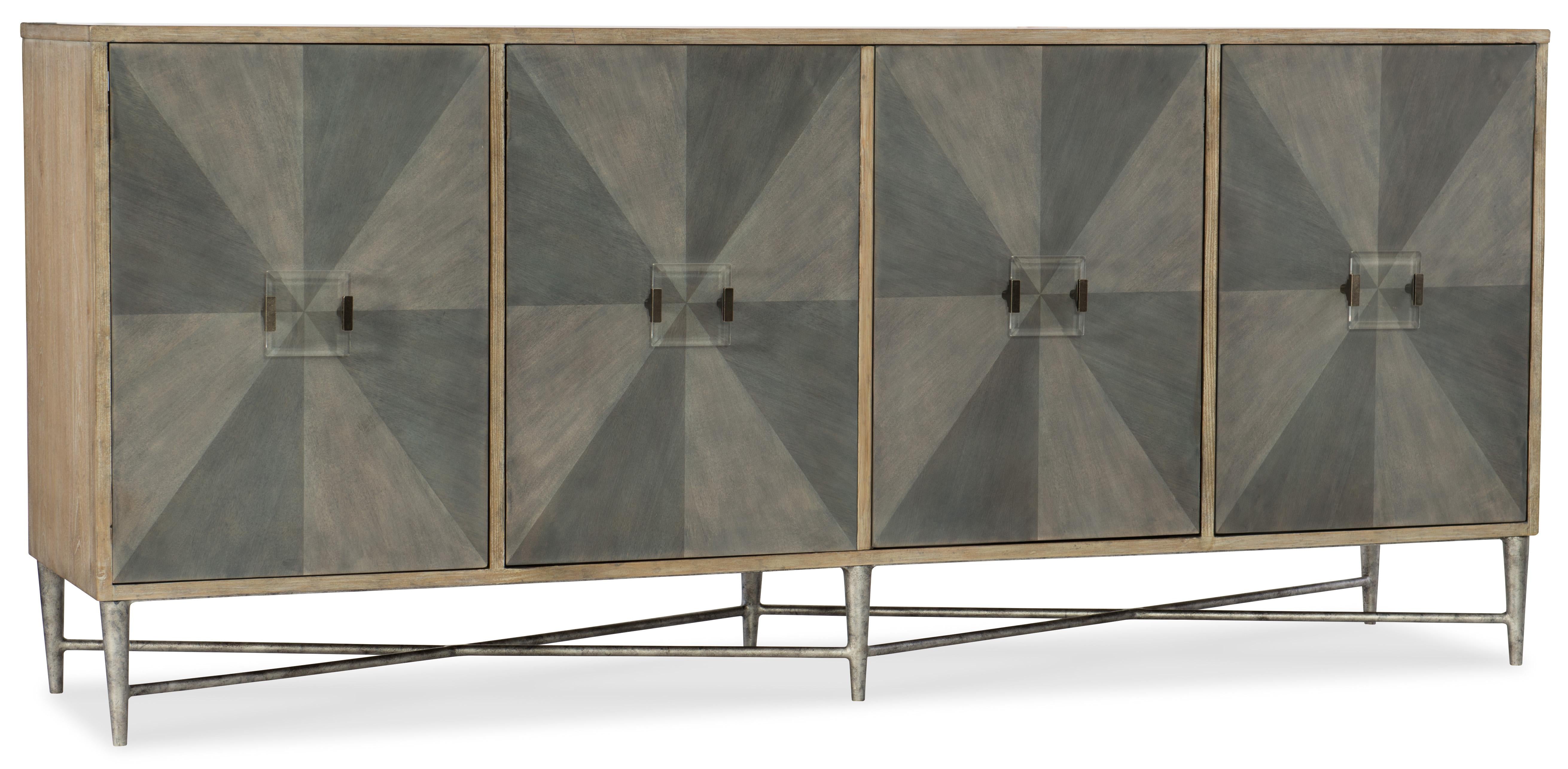 Melange Zola Four-Door Credenza - Luxury Home Furniture (MI)