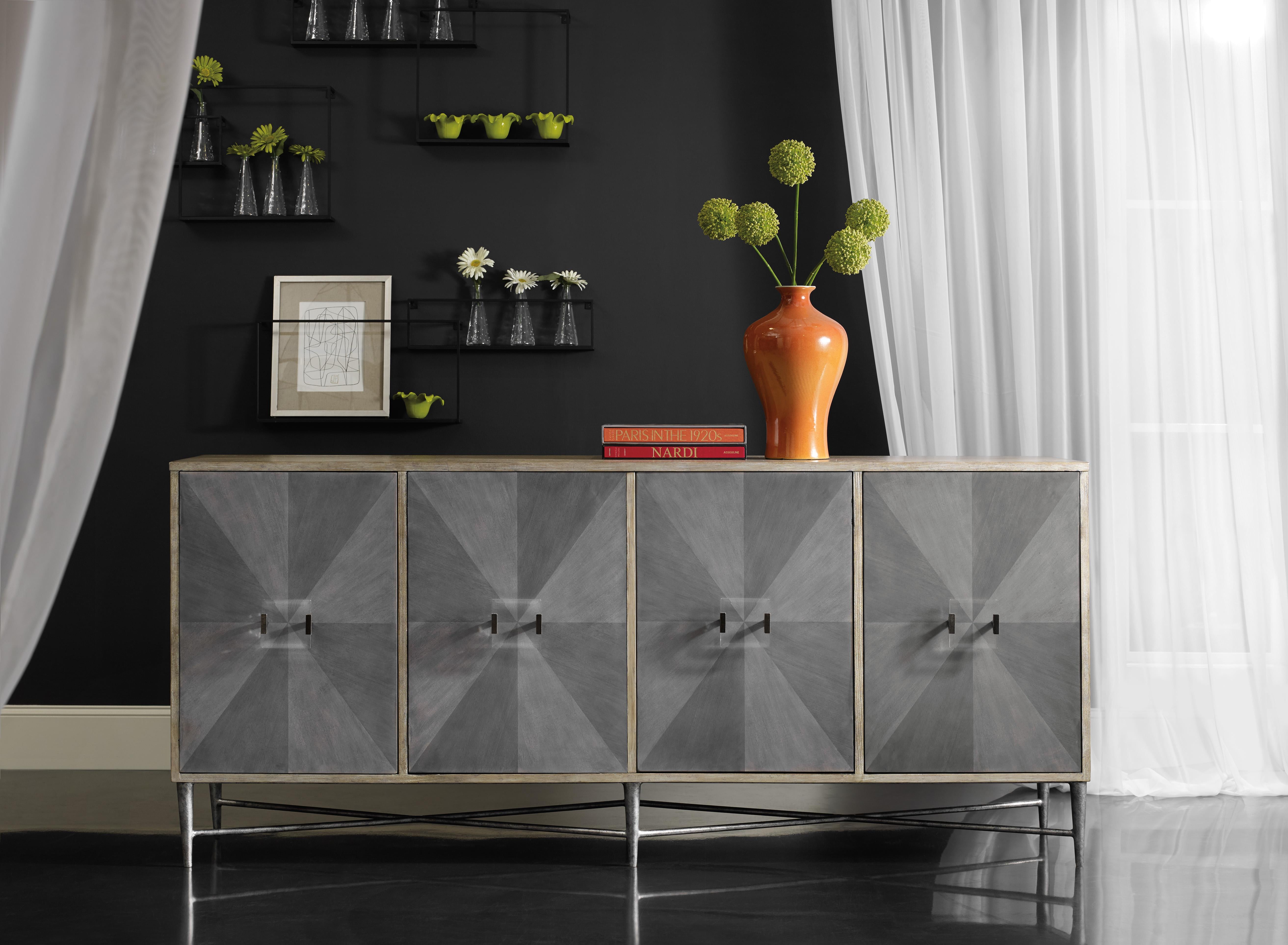 Melange Zola Four-Door Credenza - Luxury Home Furniture (MI)