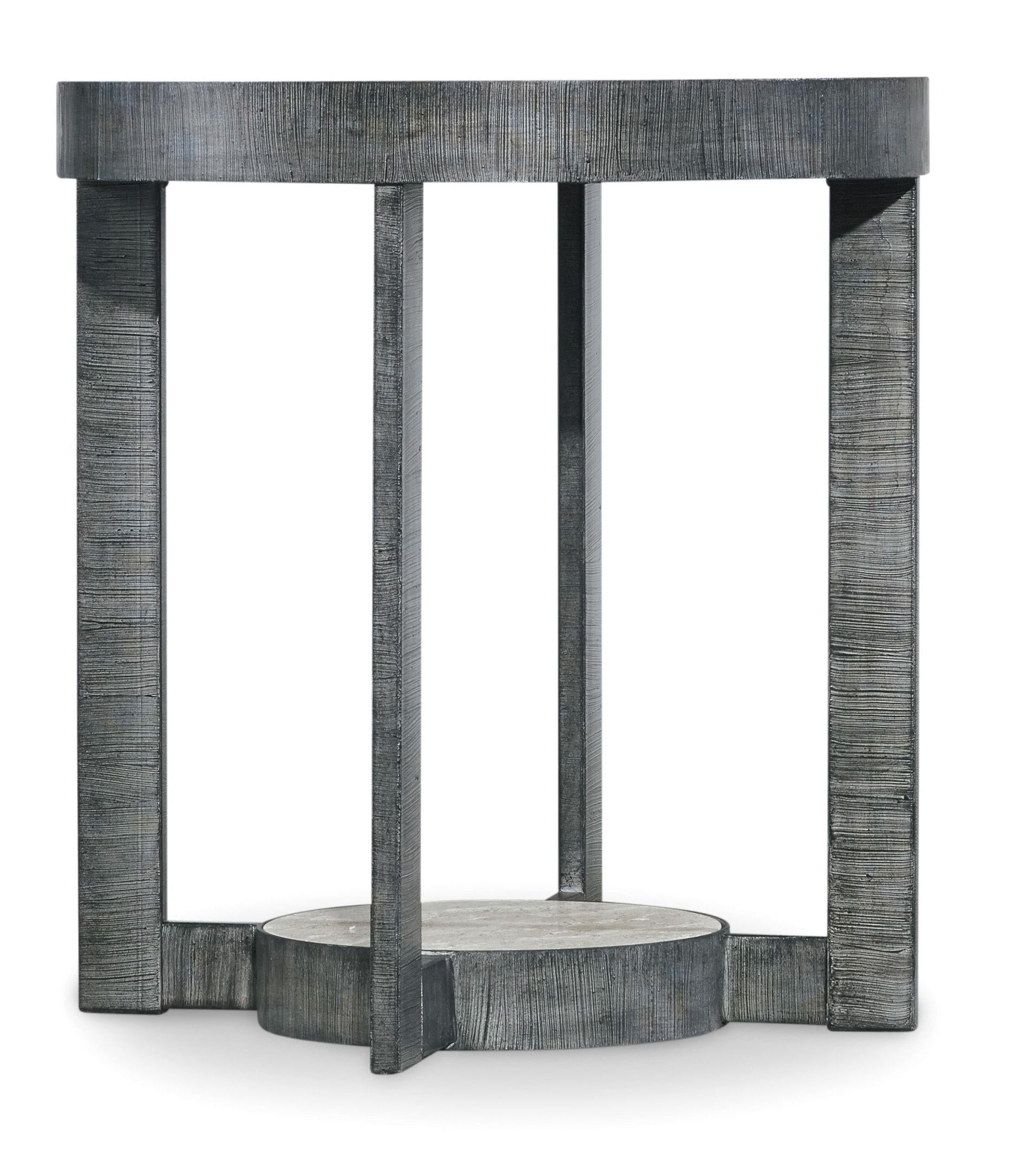 Mill Valley Round End Table - Luxury Home Furniture (MI)