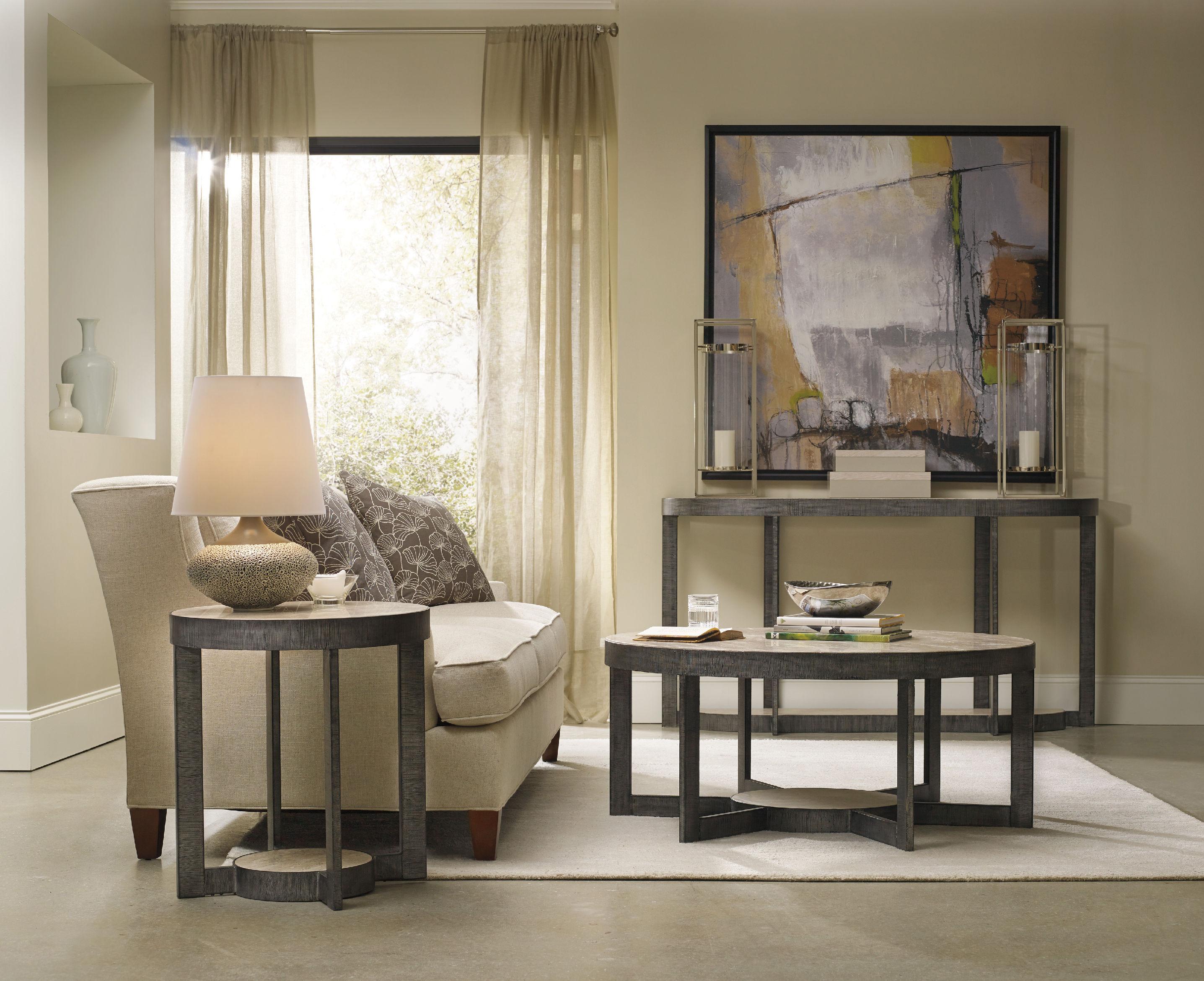 Mill Valley Round End Table - Luxury Home Furniture (MI)