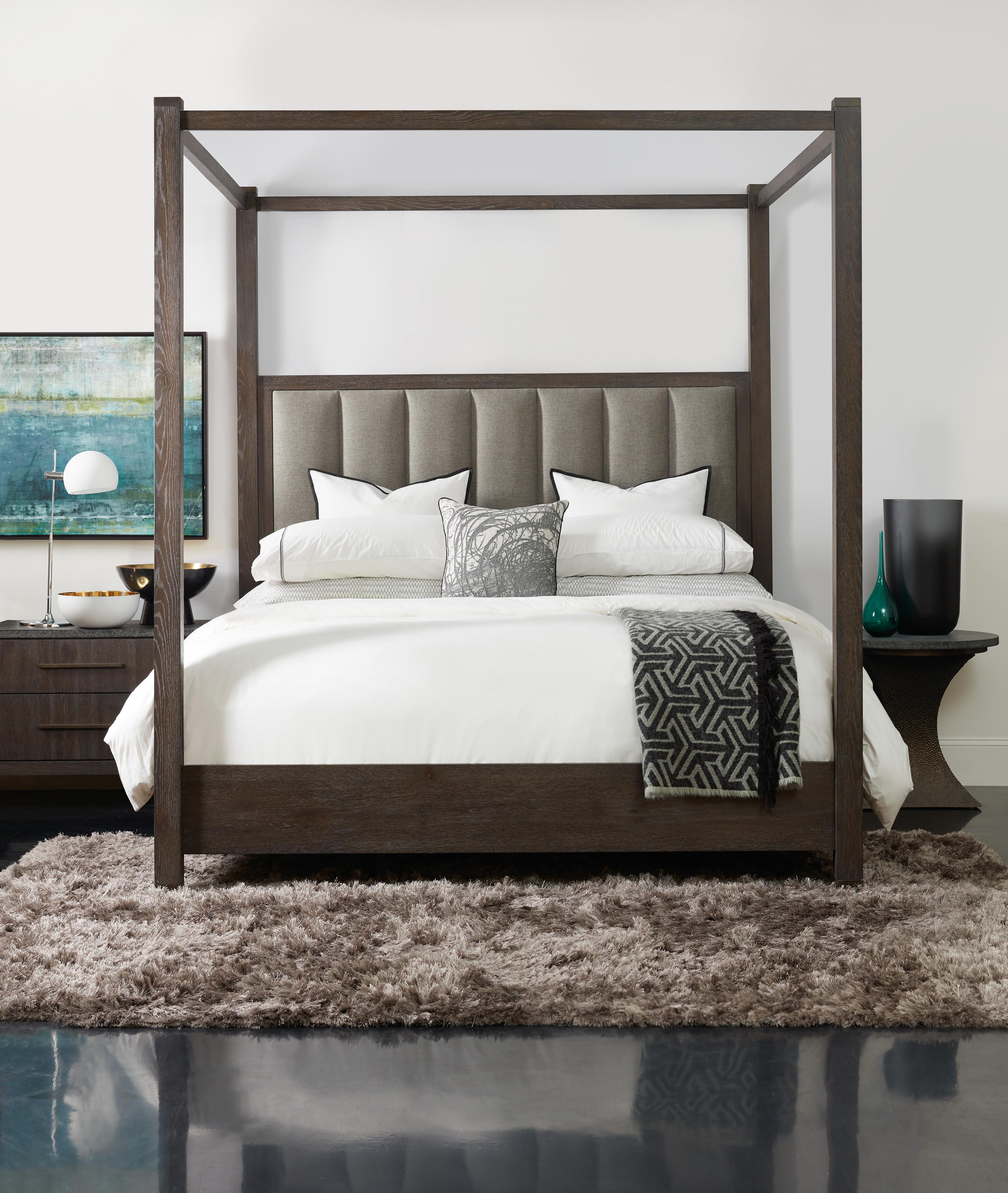 Miramar Aventura Jackson King Poster Bed w-Tall Posts & Canopy - Luxury Home Furniture (MI)