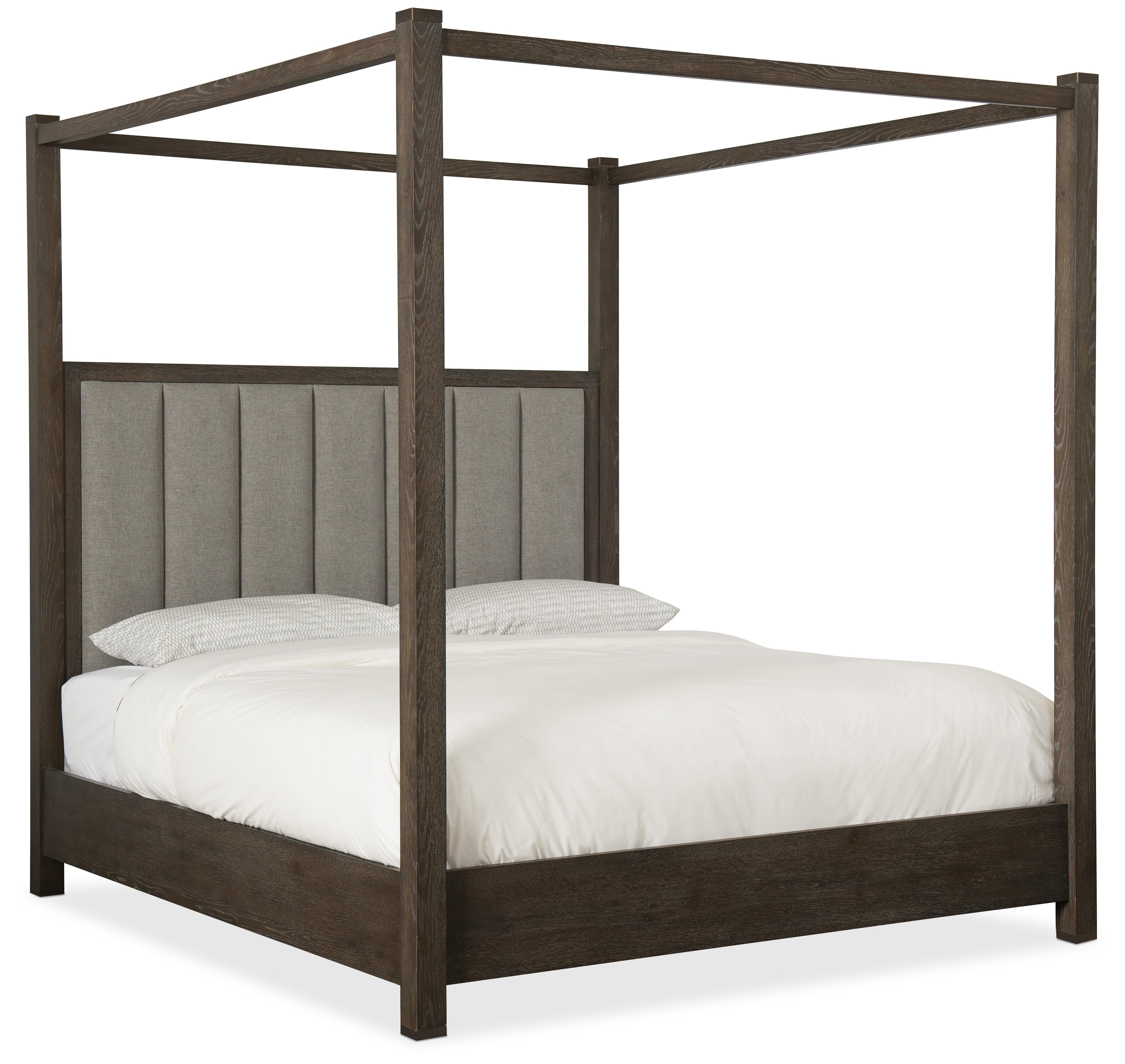 Miramar Aventura Jackson King Poster Bed w-Tall Posts & Canopy - Luxury Home Furniture (MI)