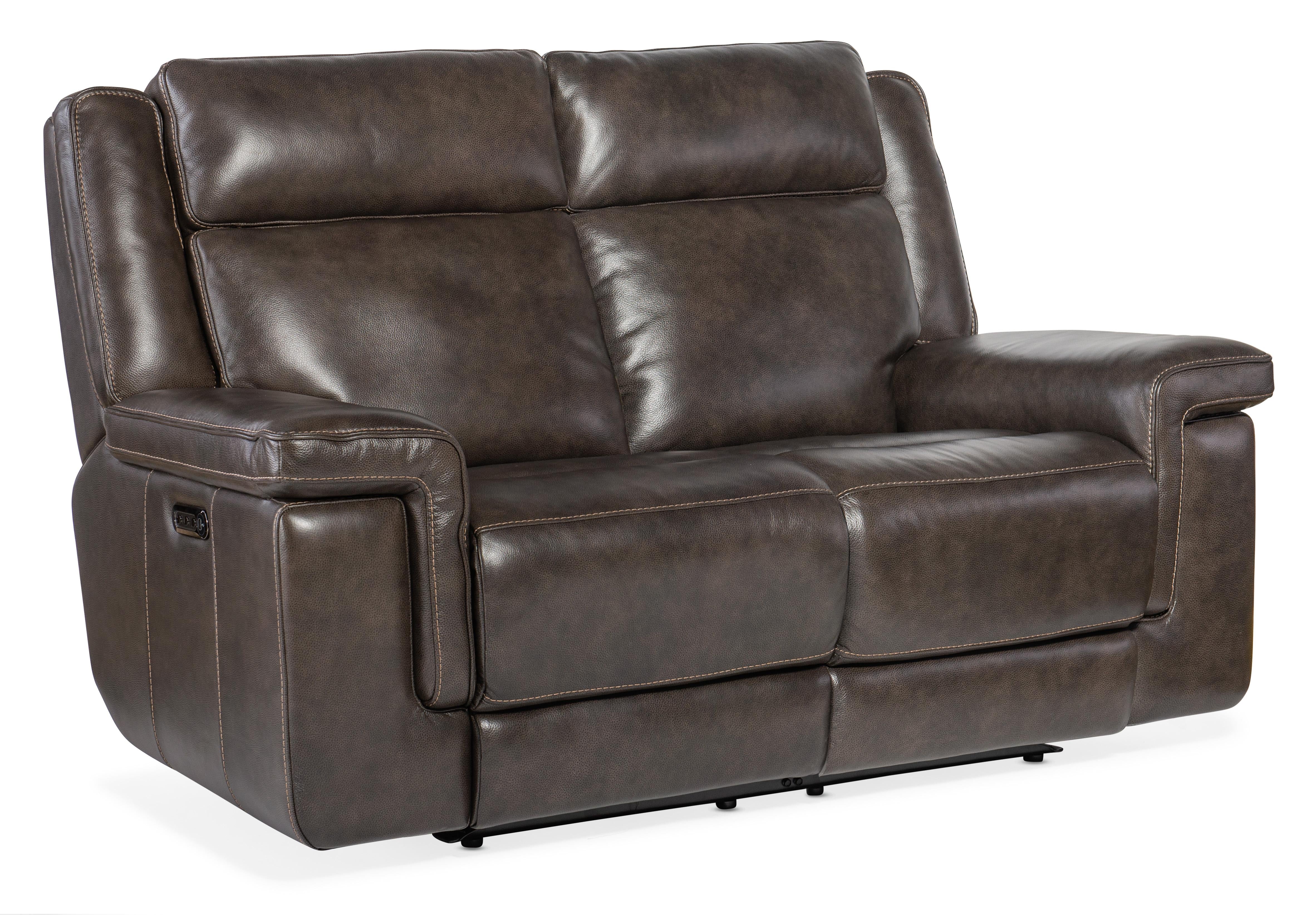 Montel Lay Flat Power Loveseat with Power Headrest & Lumbar - SS705-PHL2-095